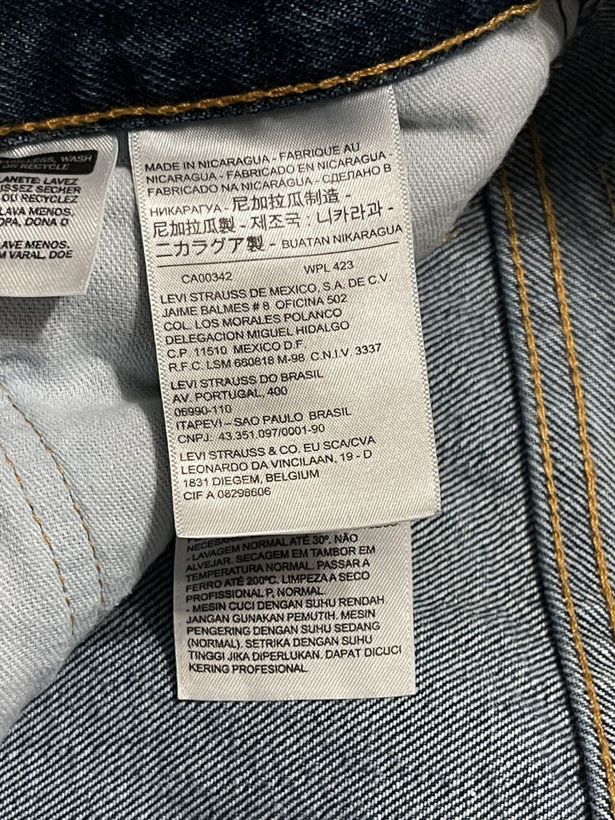 Levi's Levi’s 560 48x30 Comfort Fit Tapered Leg Jeans Blue Denim Size US 44 / EU 60 - 8 Thumbnail