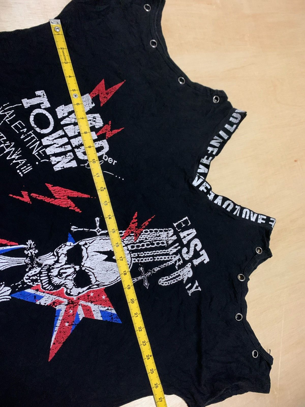 If Six Was Nine × Japanese Brand × Le Grande Bleu (L.G.B.) Vintage Y2k Skull Mid Town Skull Punk style Size ONE SIZE - 12 Thumbnail