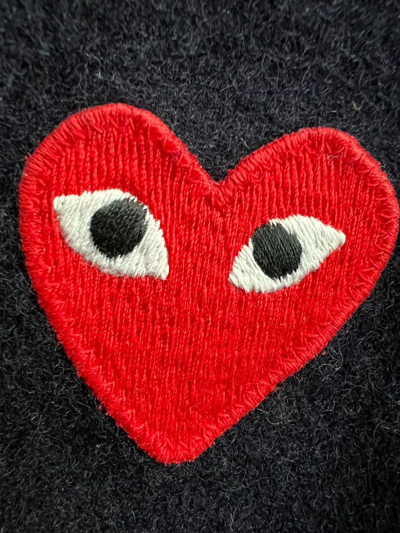Comme des Garcons Comme Des Garcons Navy Classic V-Neck Size S / US 4 / IT 40 - 5 Thumbnail