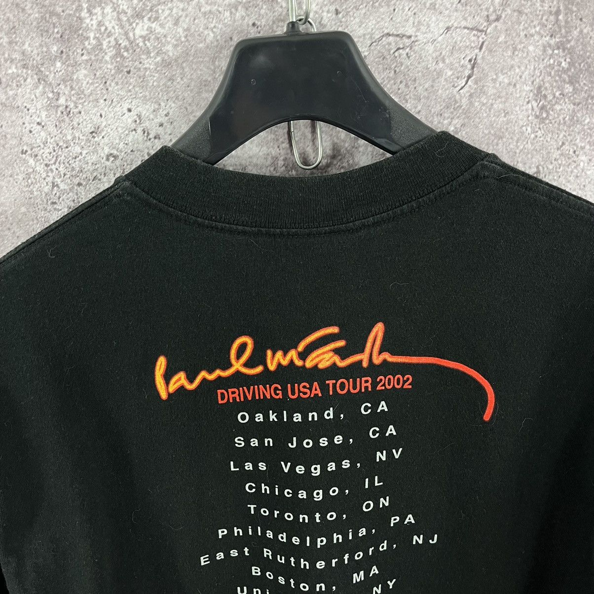 Band Tees × Giant × Vintage Paul McCartney Driving USA Tour 2002 T-Shirt Vintage Size M Size US M / EU 48-50 / 2 - 9 Thumbnail