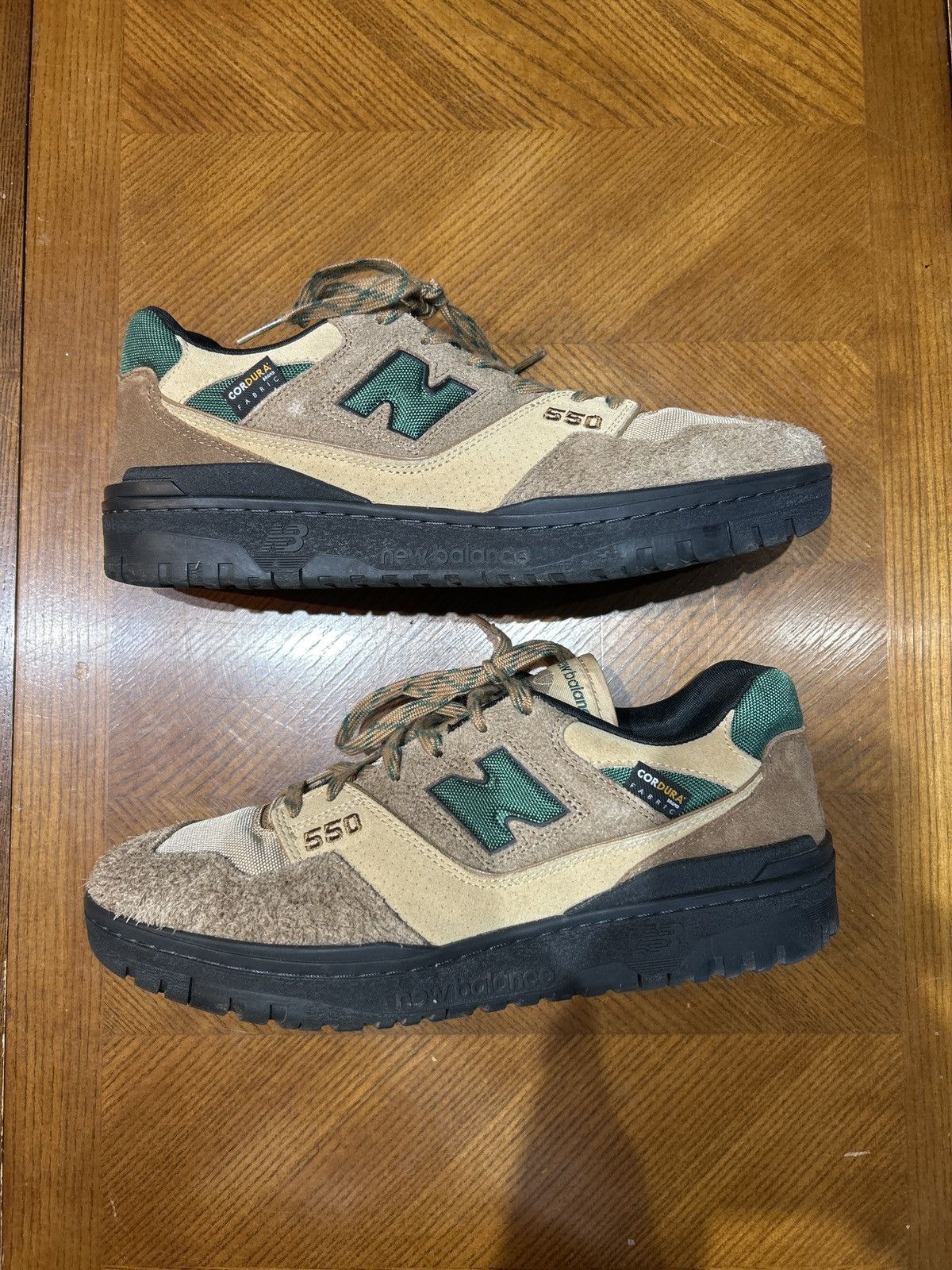 New Balance New Balance 550 size? Cordura pack light brown green Size US 11.5 / EU 44-45 - 2 Thumbnail