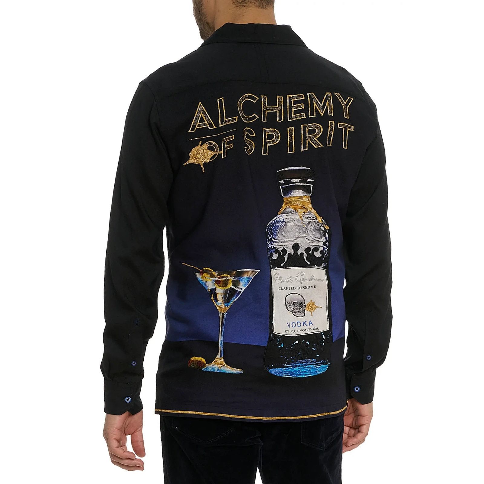 Robert Graham Robert Graham L Alchemy of Spirit Embroidered Vodka Shirt Size US L / EU 52-54 / 3 - 4 Thumbnail