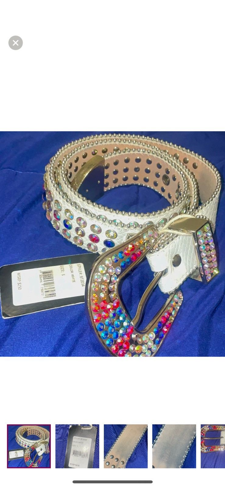Rhinestone Belt