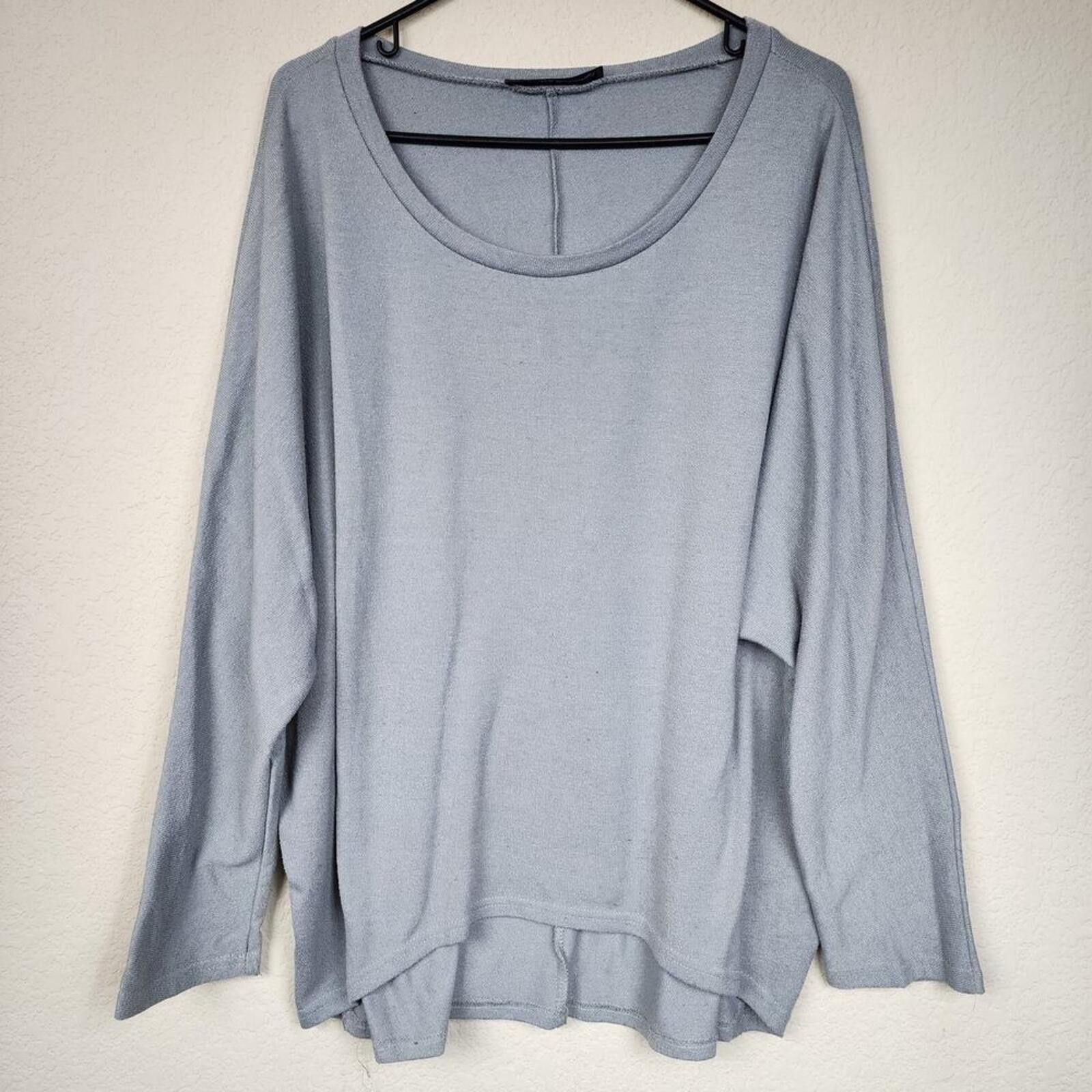 Other Zanzea XL Grey Gray Long Sleeve Thin Sweater Size XL / US 12-14 / IT 48-50 - 1 Thumbnail