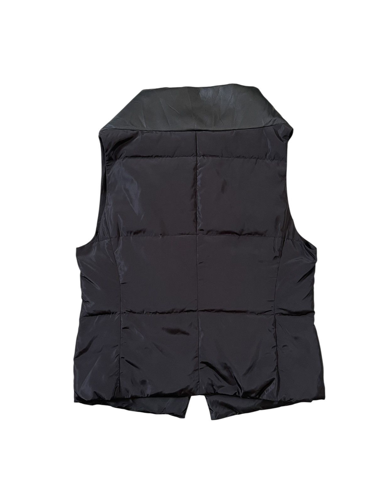 Issey Miyake Ritsuko Shirahama Hybrid Sheepskin Leather Asymmetrical Vest Size US S / EU 44-46 / 1 - 2 Thumbnail