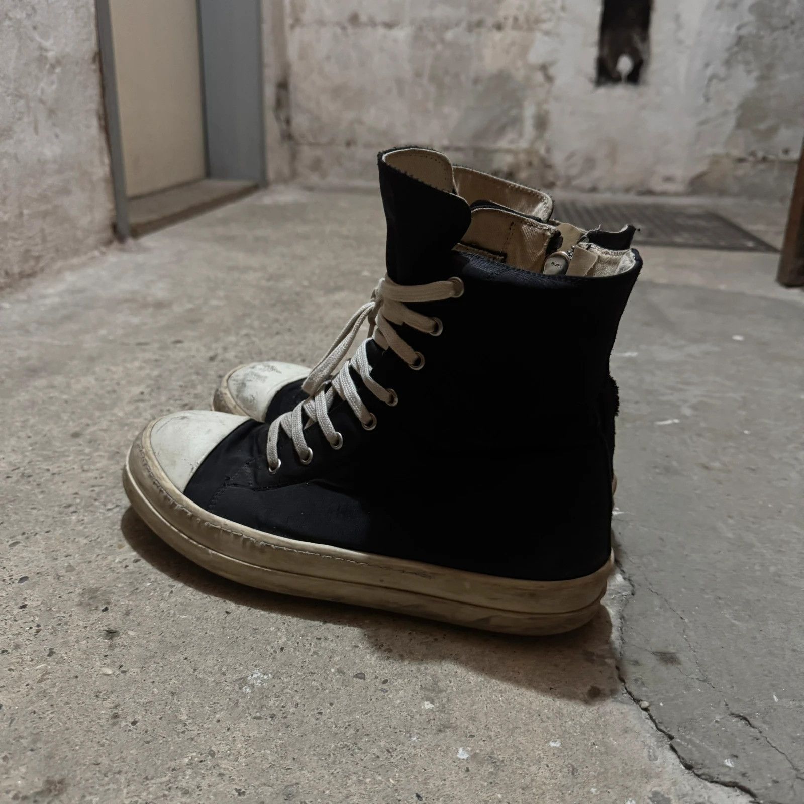 Rick Owens Rick owens drkshdw ramones logo high sneakers Size US 8 / EU 41 - 2 Thumbnail