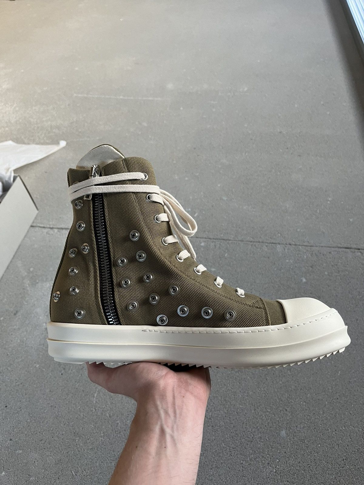 Rick Owens × Rick Owens Drkshdw Rick Owens DRKSHDW Ramones Woven Shoes Sneaks Size US 10 / EU 43 - 2 Thumbnail