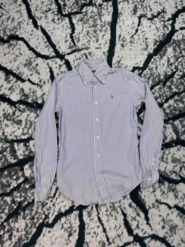Ralph Lauren Polo Ralph Lauren Striped Shirt Purple White XS Logo Size US XS / EU 42 / 0 - 1 Thumbnail