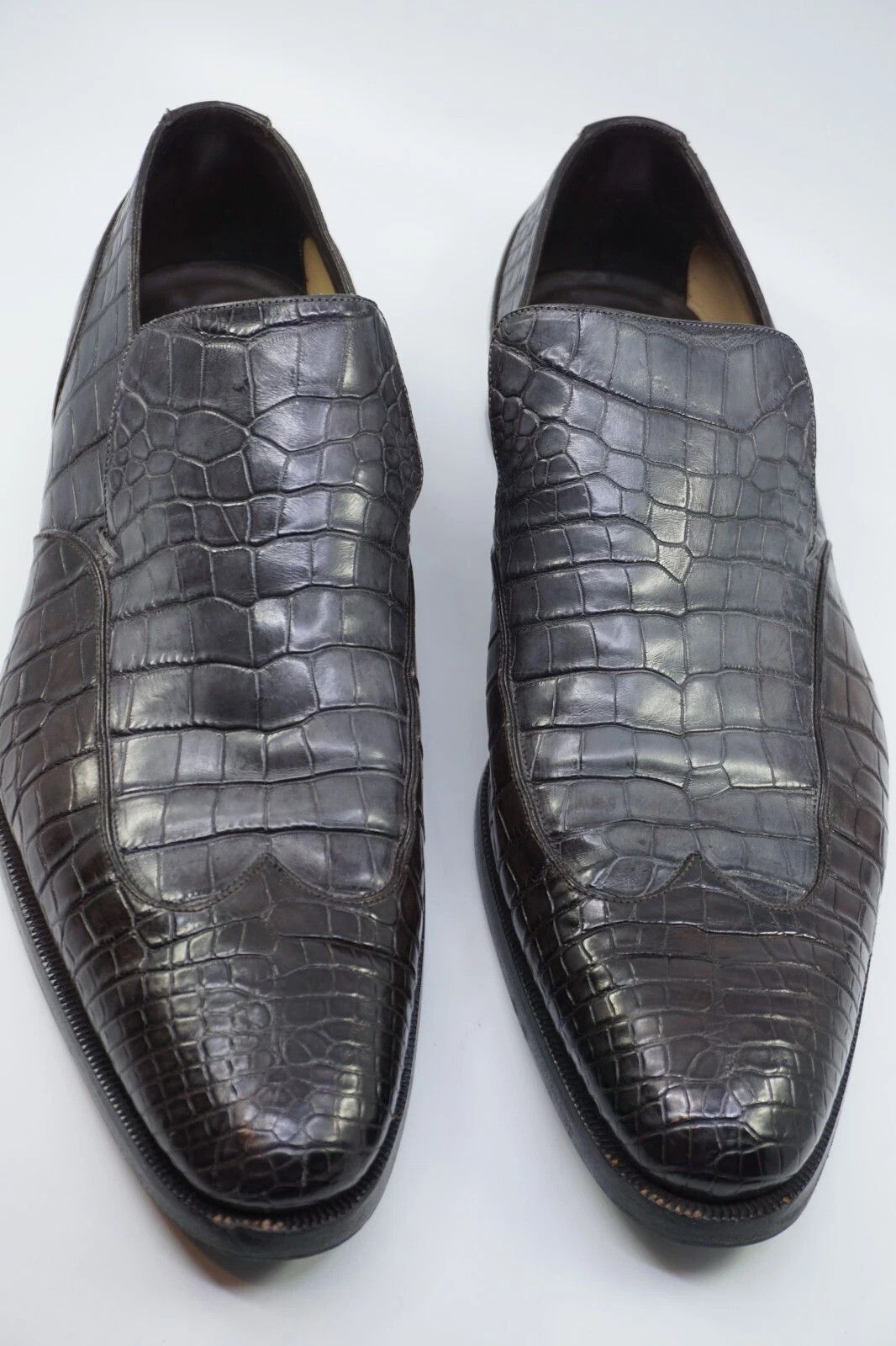 Gucci Gucci Loafers Crocodile Exotic UK 12.5 US 13.5 EU 46.5 Size US 13 / EU 46 - 2 Thumbnail