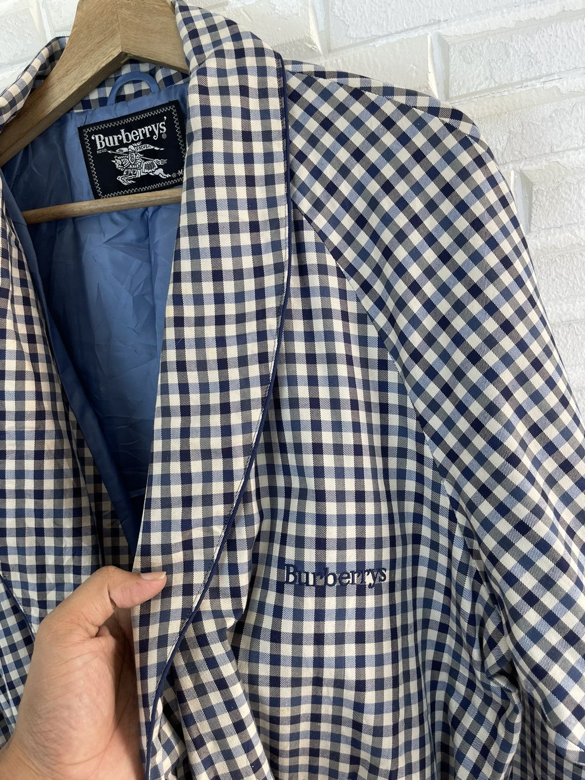 Burberry Prorsum Vintage Burberry Prorsum Checked Coat Size US M / EU 48-50 / 2 - 2 Thumbnail