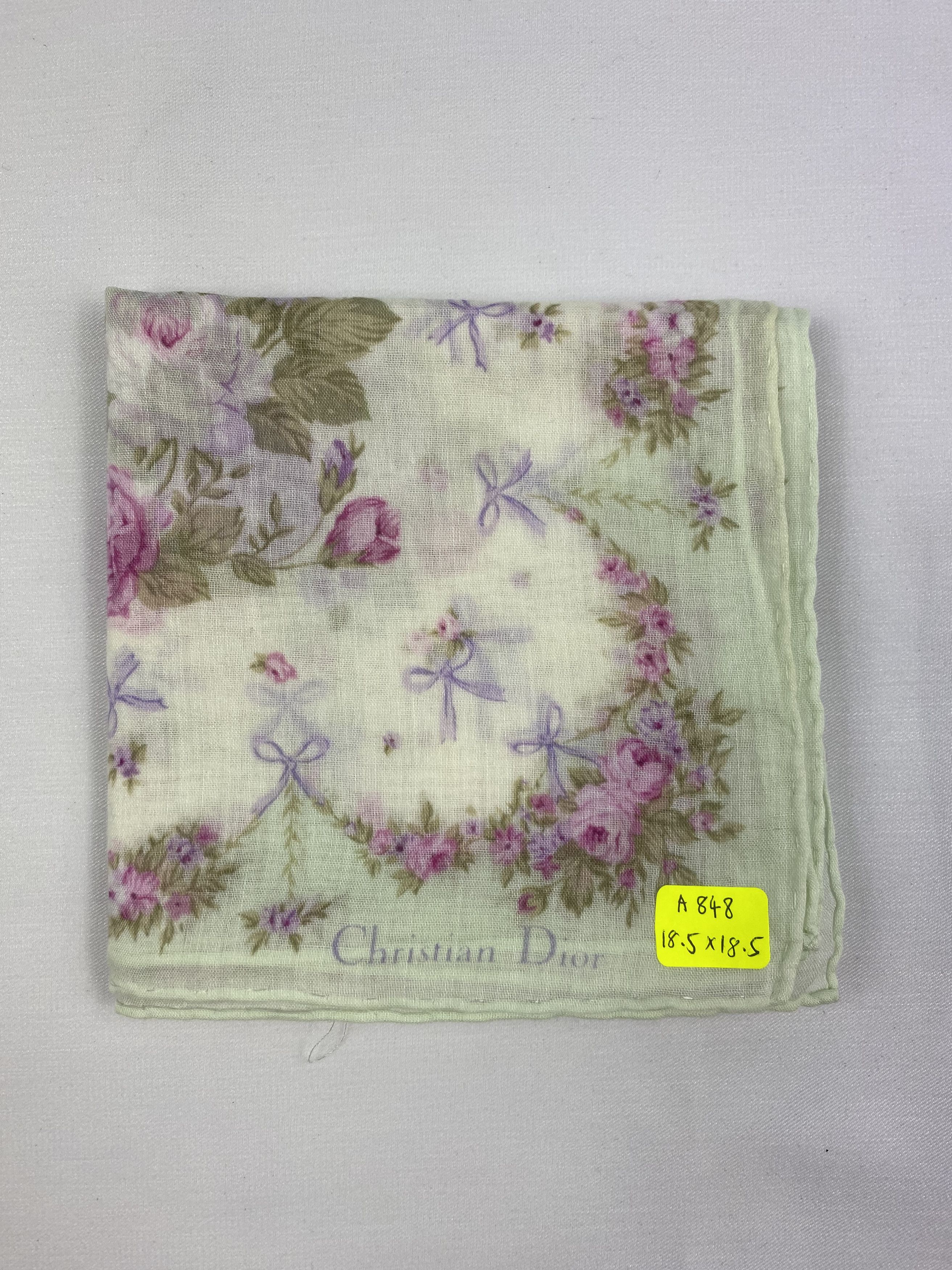Vintage Christian Dior Handkerchief / Bandana / Neckerchief Size ONE SIZE - 6 Thumbnail