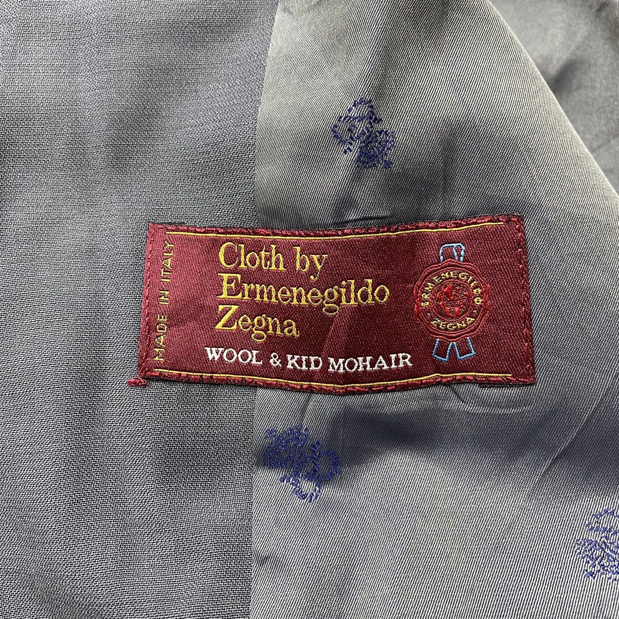Ermenegildo Zegna × Vintage Vintage ERMENEGILDO ZEGNA ITALY Pockets Grey Short Wool Coat Size XL / US 12-14 / IT 48-50 - 5 Thumbnail