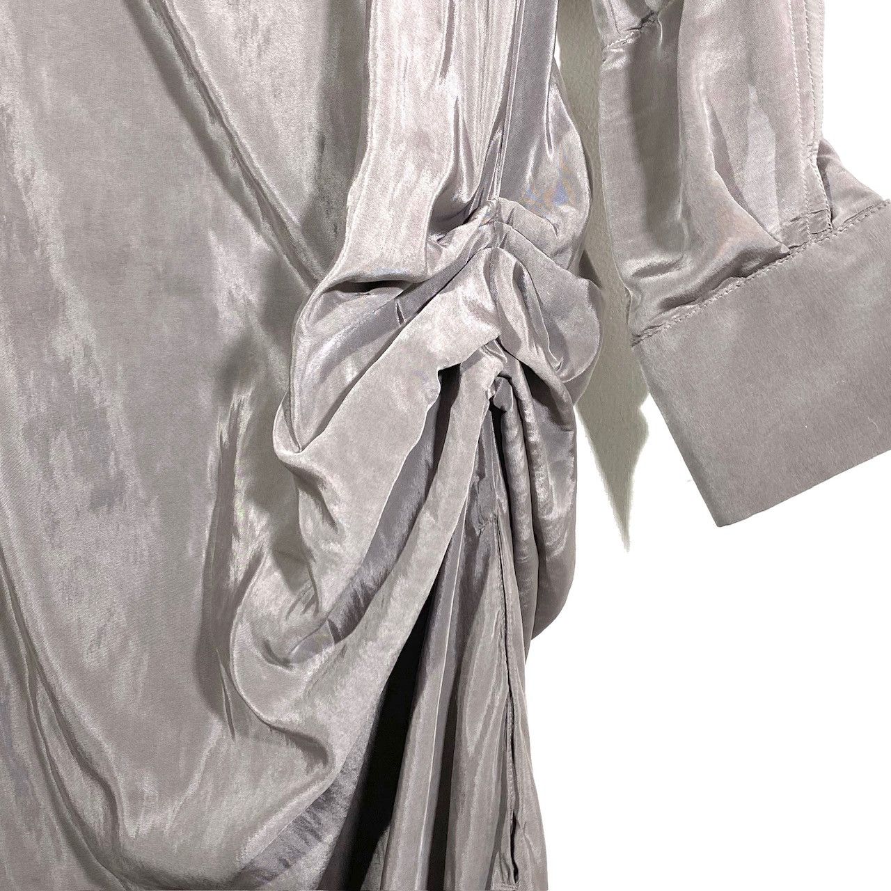 Haider Ackermann Robe Créateur Drapée Asymétrique Haider Ackermann Size M / US 6-8 / IT 42-44 - 5 Thumbnail