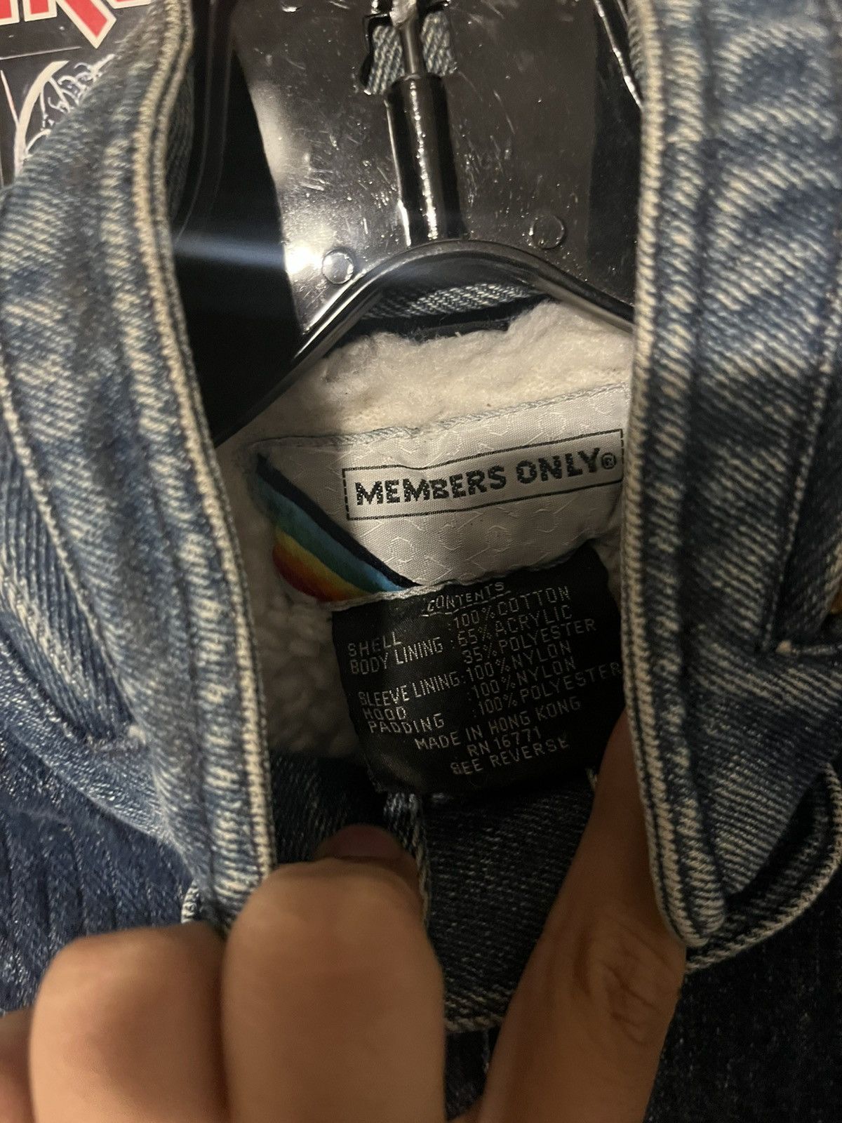 Members Only Vintage 80’s 90’s Members Only Heavy Sherpa Denim Jacket Size S / US 4 / IT 40 - 5 Thumbnail