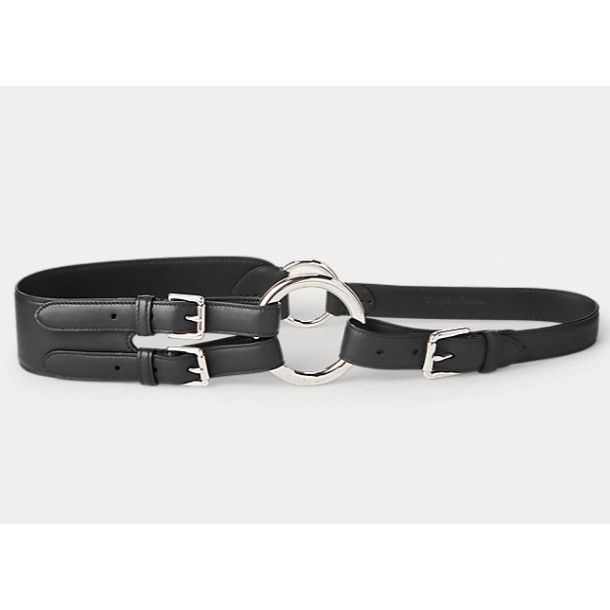 Ralph Lauren RALPH LAUREN Collection Tri-Strap O-Ring Calfskin Belt size Size ONE SIZE - 1 Thumbnail