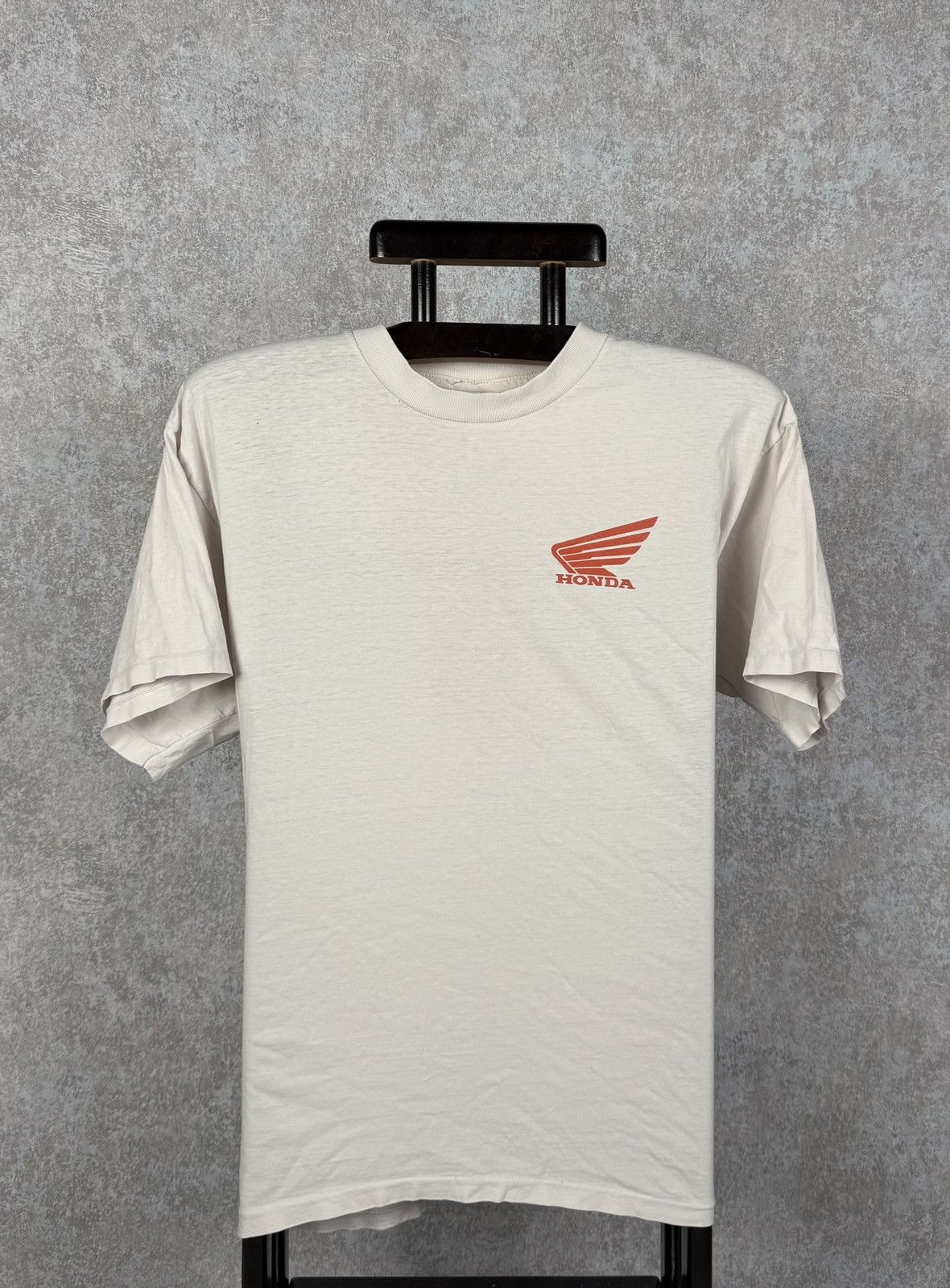 Honda VINTAGE 90S HONDA MOTORCYCLE MADE IN USA T-SHIRT Size US XL / EU 56 / 4 - 2 Thumbnail