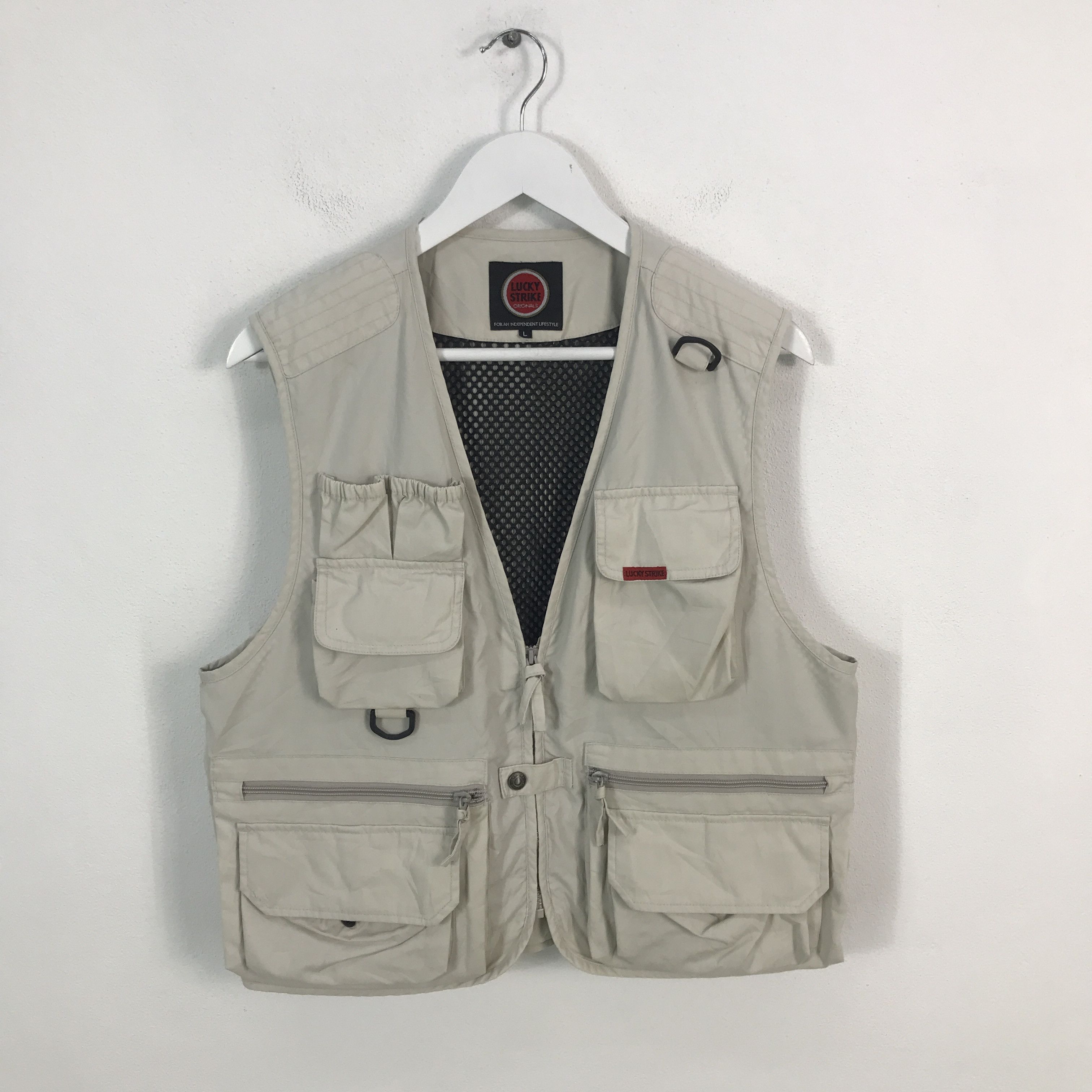 Japanese Brand Lucky Strike tactical vest motorsport brand Size US L / EU 52-54 / 3 - 1 Thumbnail