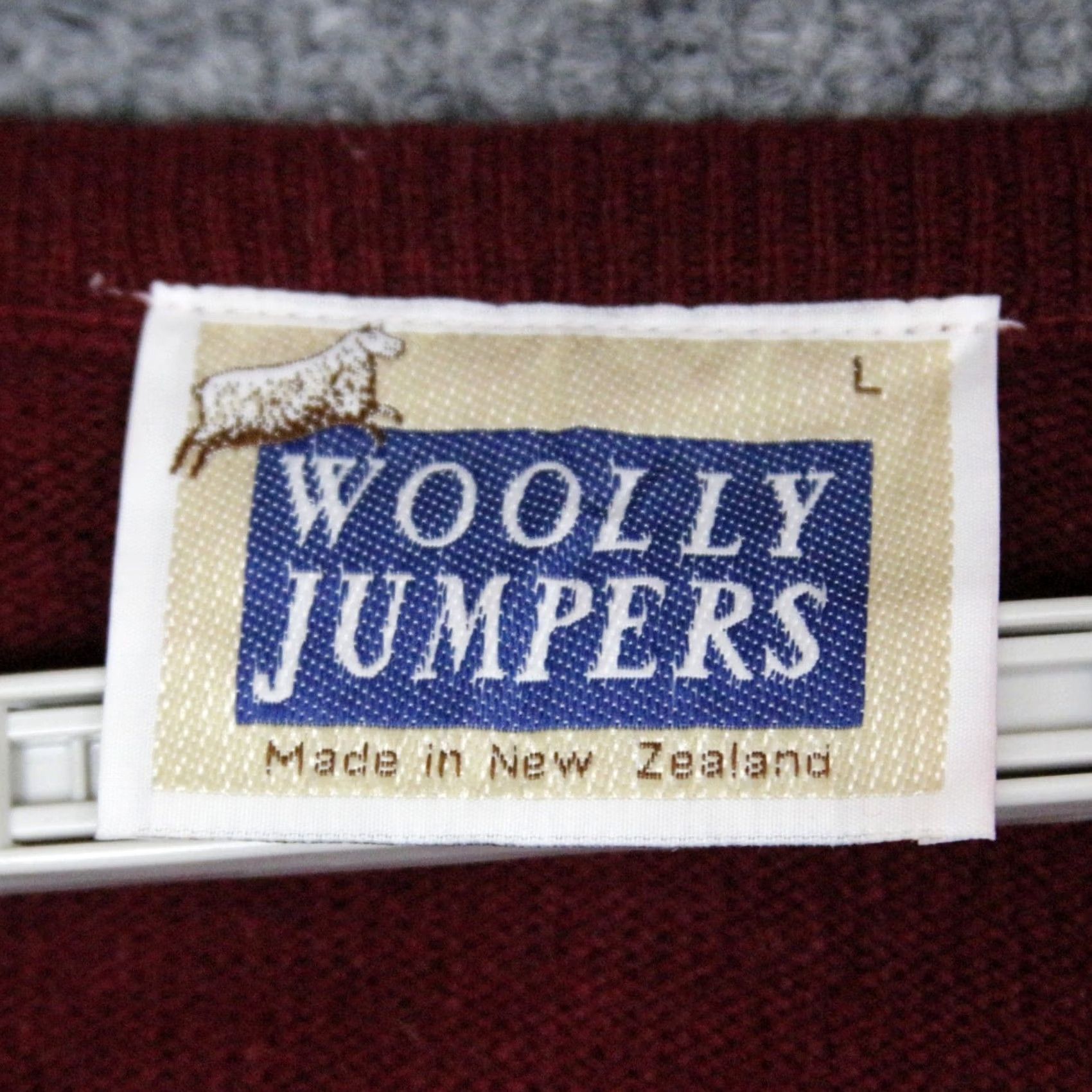 Vintage Woolly Jumpers Sweater Mens L Red V-Neck Knit Pullover Merino Wool Embroidered Sheep NZ Designed Vintage: No Size US L / EU 52-54 / 3 - 6 Thumbnail