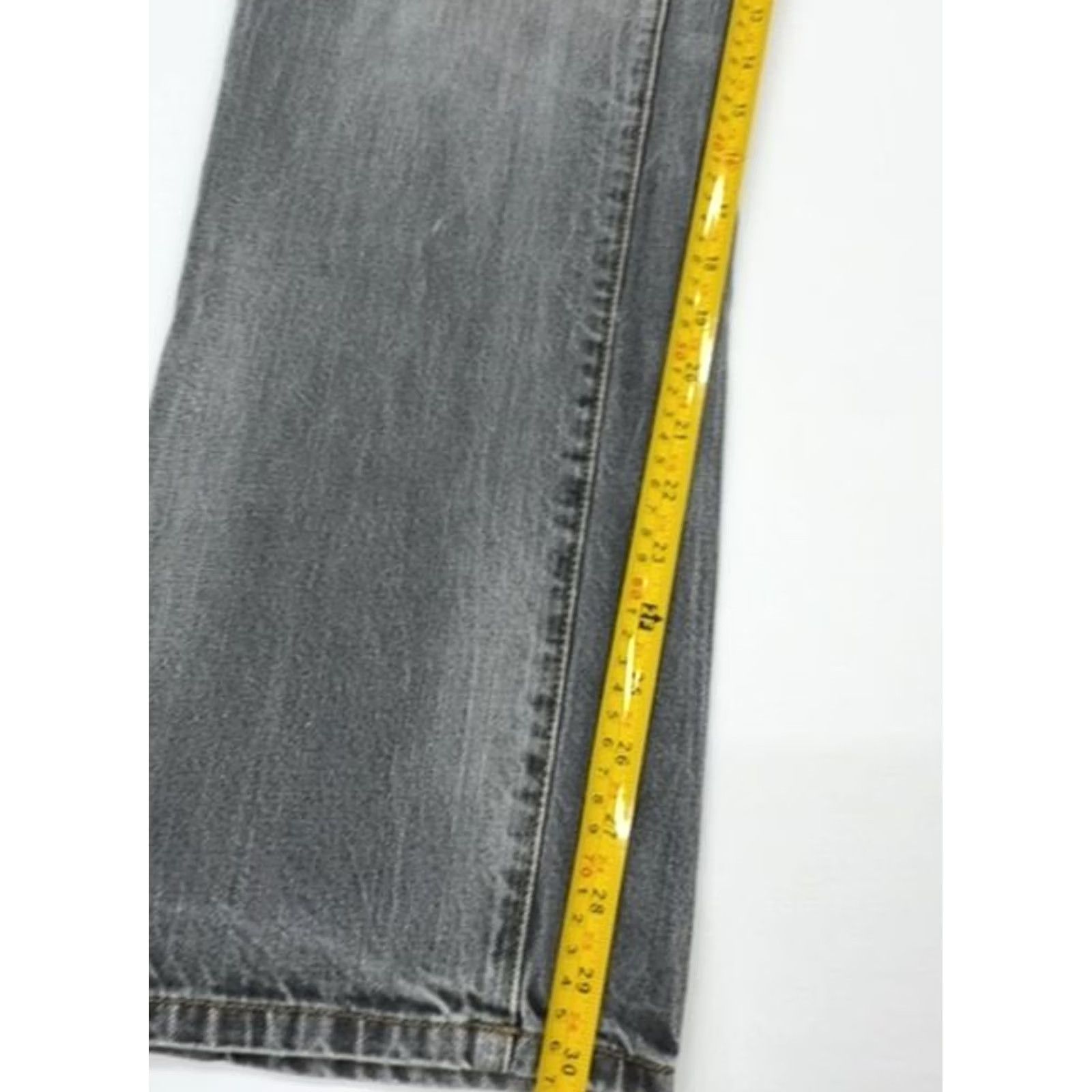 Vintage Tommy Jeans Gray Light Wash 32x32 5-Pocket Straight Fit Denim Jeans Men Size US 32 / EU 48 - 5 Thumbnail