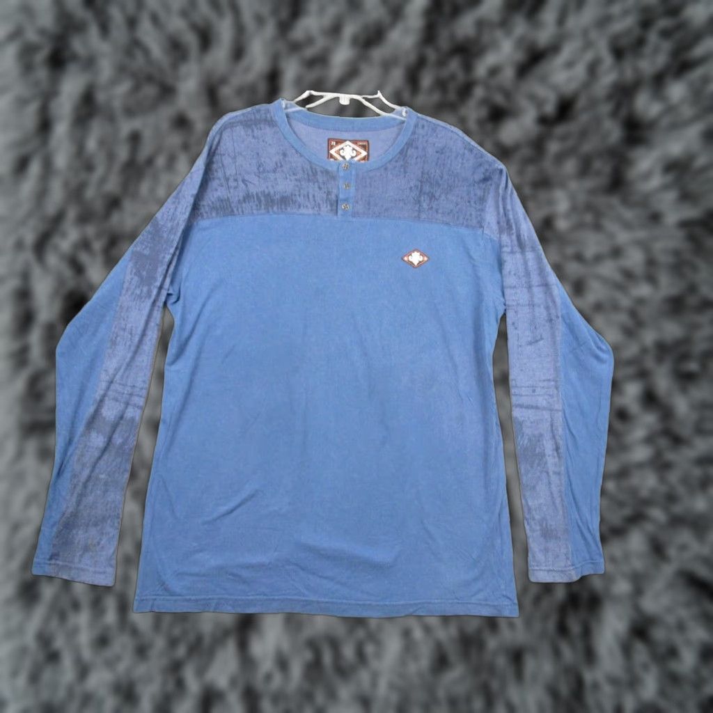 Affliction Affliction Live Fast Shirt XXL Blue Vintage Long Sleeve Shirt Y2K Mens Size US XXL / EU 58 / 5 - 1 Thumbnail