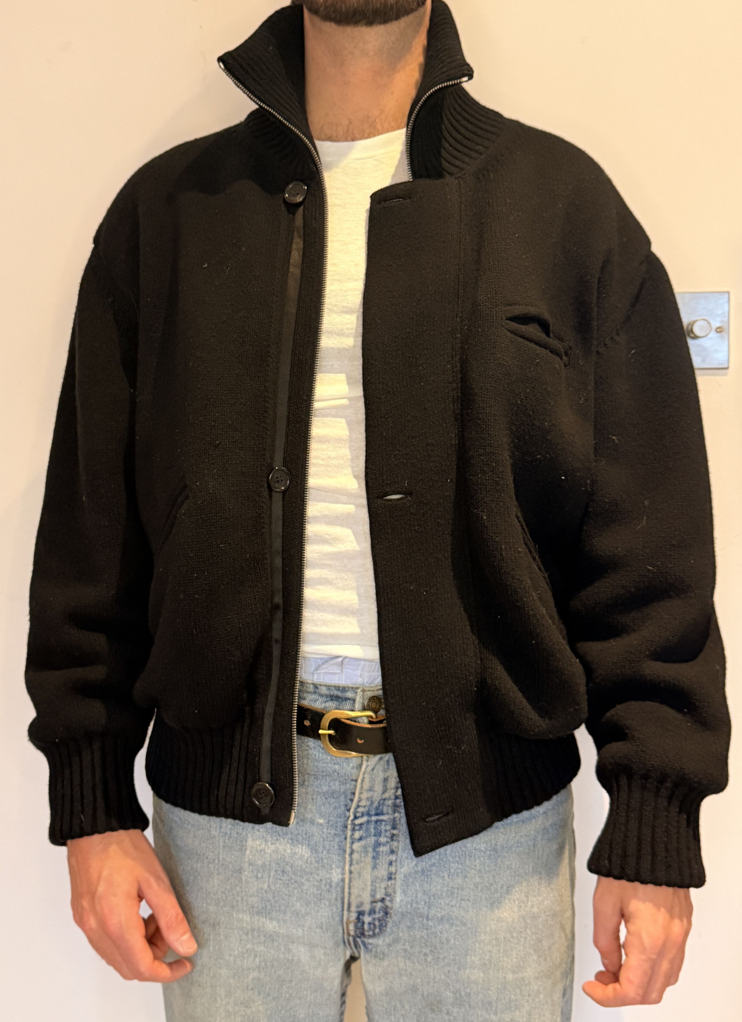 Saint Laurent Paris Wool Cardigan Jacket Size US M / EU 48-50 / 2 - 3 Thumbnail