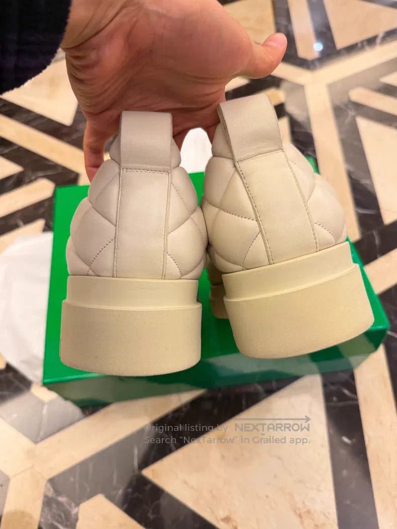 Bottega Veneta Bottega Veneta White Pineapple Leather Shoes Size US 9.5 / EU 42-43 - 4 Thumbnail
