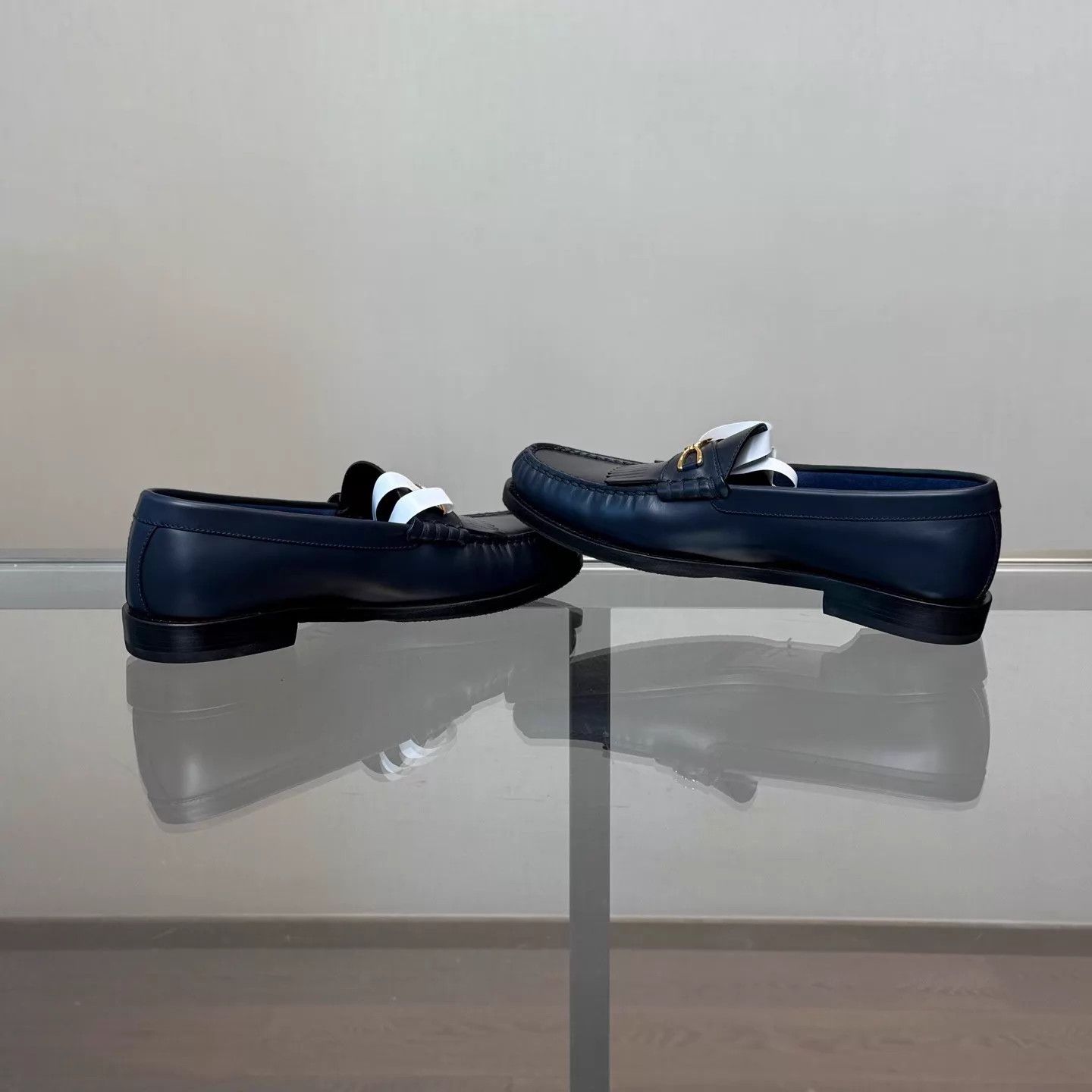 Celine Celine Blue Tassel Loafers 39 Size US 8.5 / IT 38.5 - 6 Thumbnail