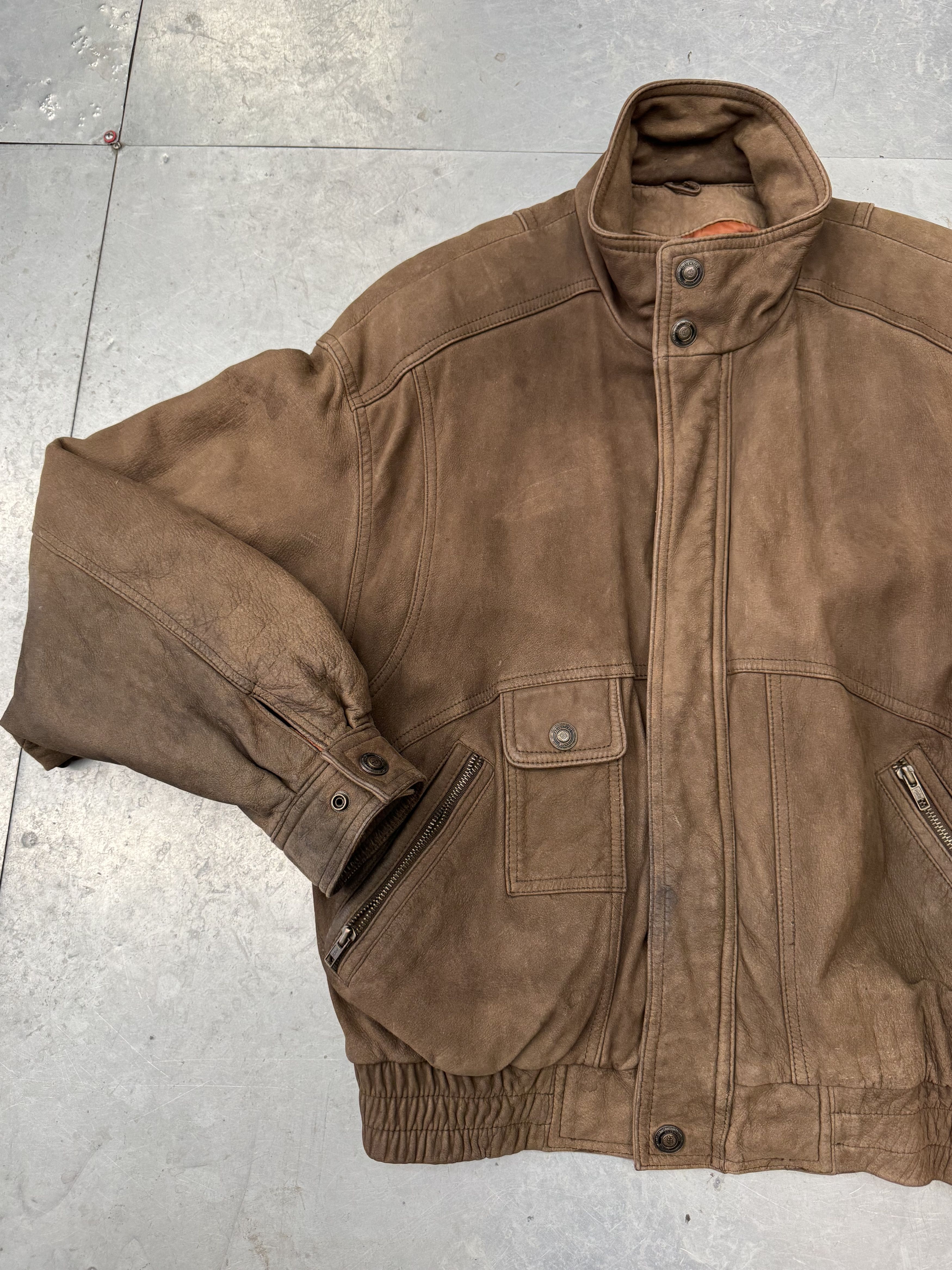 Adventure Bound Vintage Leather Aviator Jacket Size US M / EU 48-50 / 2 - 1 Thumbnail
