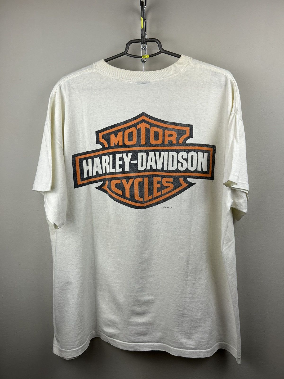 Harley Davidson Vintage 90s Harley Davidson Eagle T shirt Size US XL / EU 56 / 4 - 17 Thumbnail