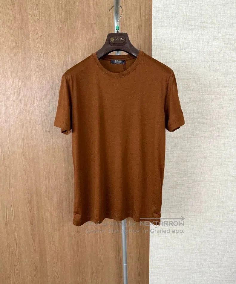 Loro Piana Loro Piana Crew Neck Short Sleeve T-shirt. Size US L / EU 52-54 / 3 - 1 Thumbnail