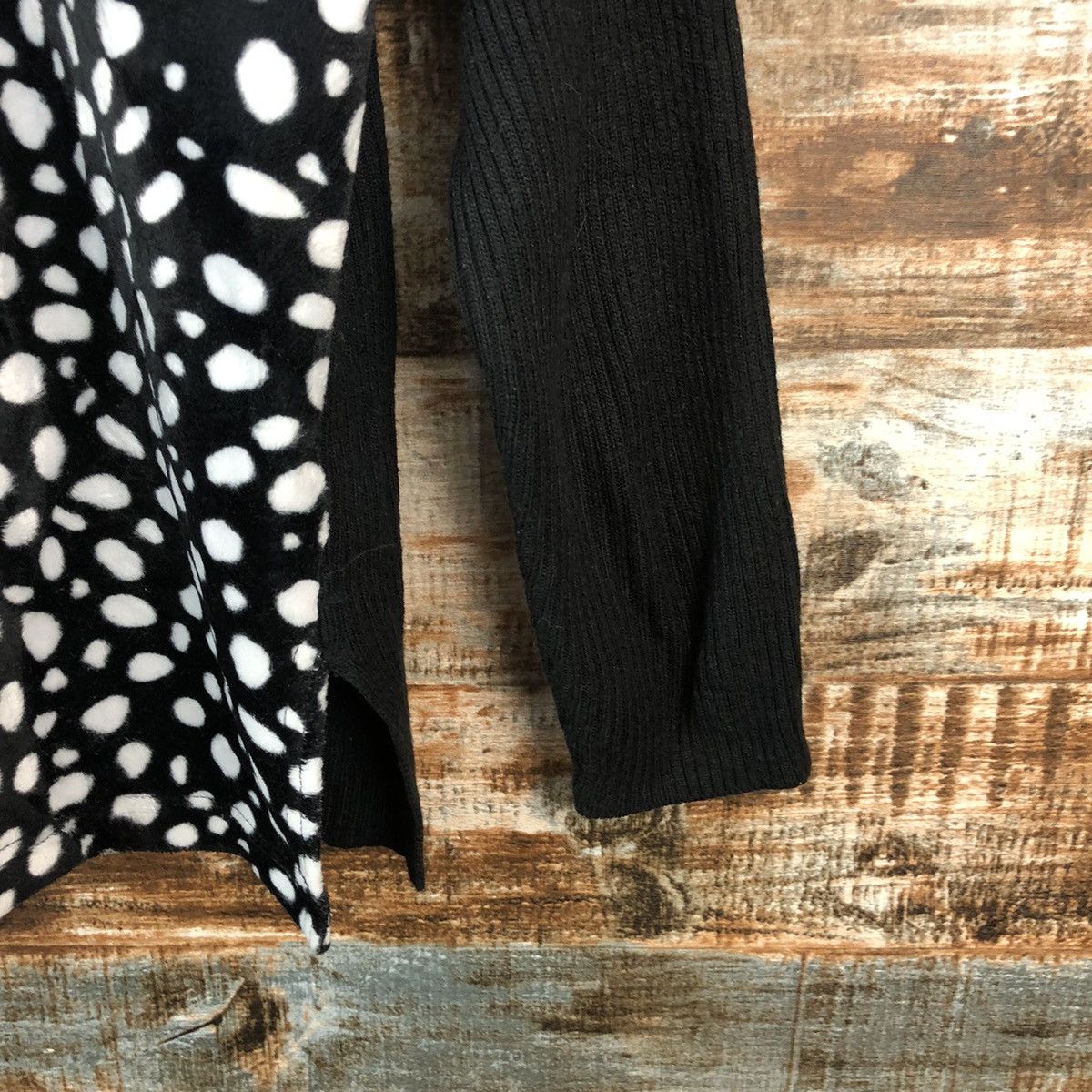 Homespun Knitwear × Japanese Brand Blue Map White Black Knitwear #A959 Size S / US 4 / IT 40 - 8 Thumbnail