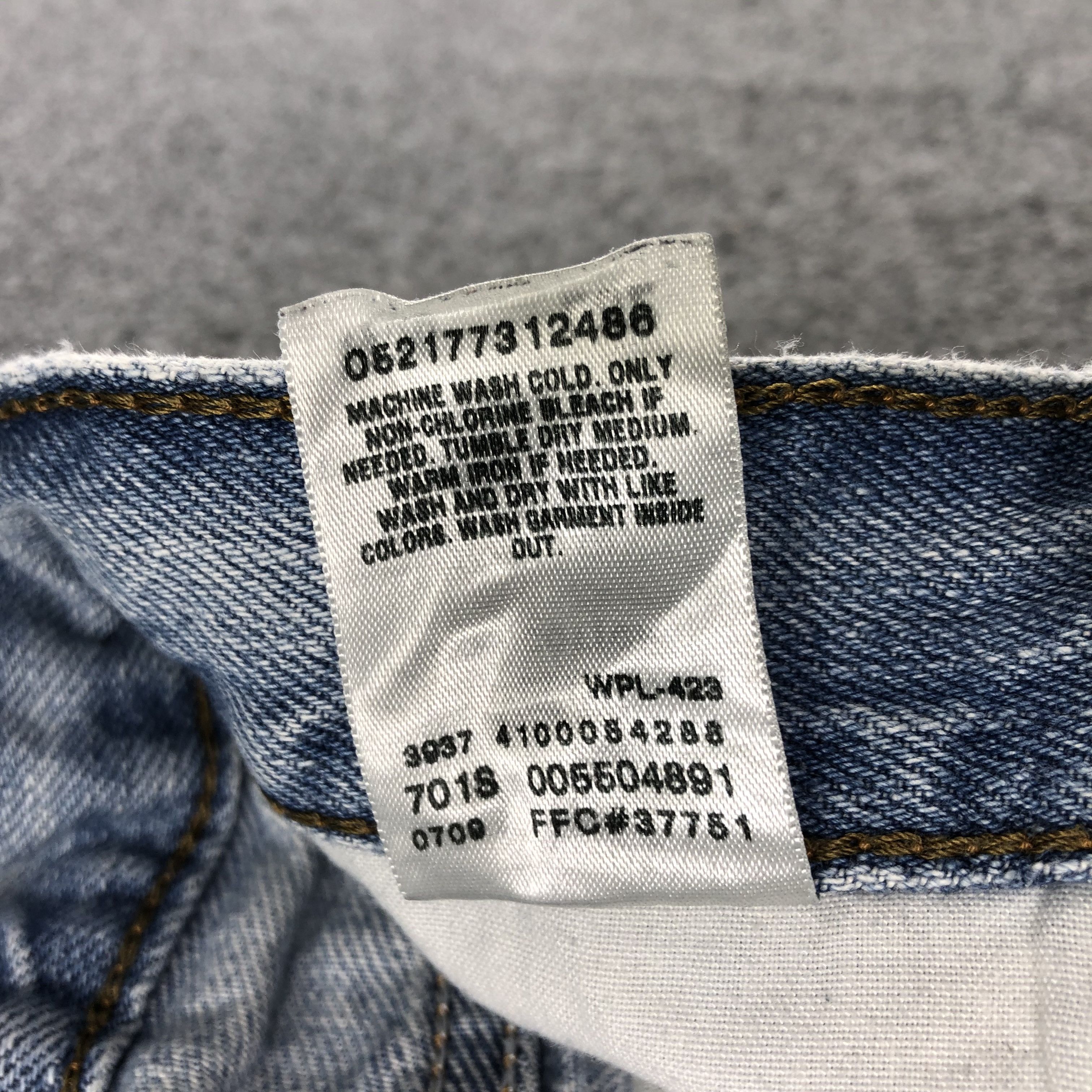 Levi's Vintage Blue Wash Levis 550 Jeans-J2632 Size US 34 / EU 50 - 11 Thumbnail
