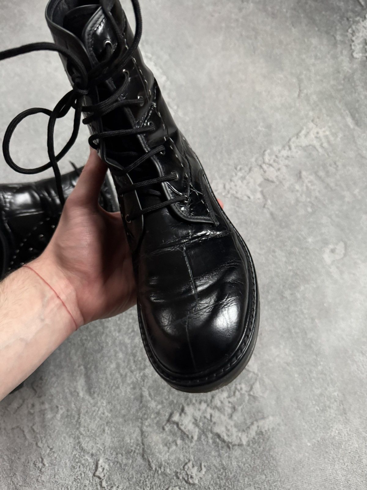 Max Mara Max Mara 37size black varnished leather shoes boots casual Size US 7 / IT 37 - 9 Thumbnail