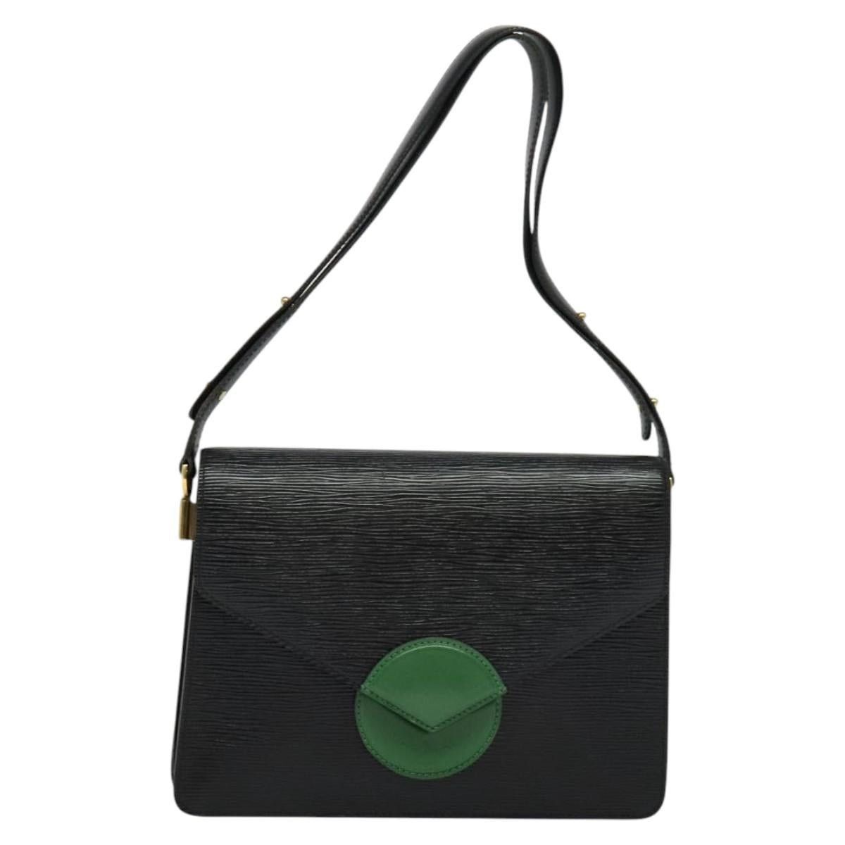 Louis Vuitton LOUIS VUITTON Epi Osh Shoulder Bag Black Green M52444 Size ONE SIZE - 13 Thumbnail
