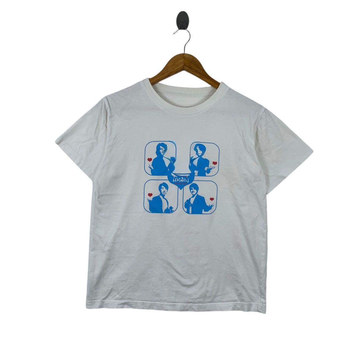 Vintage F4 TAIWAN IDOL Group Boy Band Touch Your Heart Tee Shirt Size S / US 4 / IT 40 - 1 Thumbnail