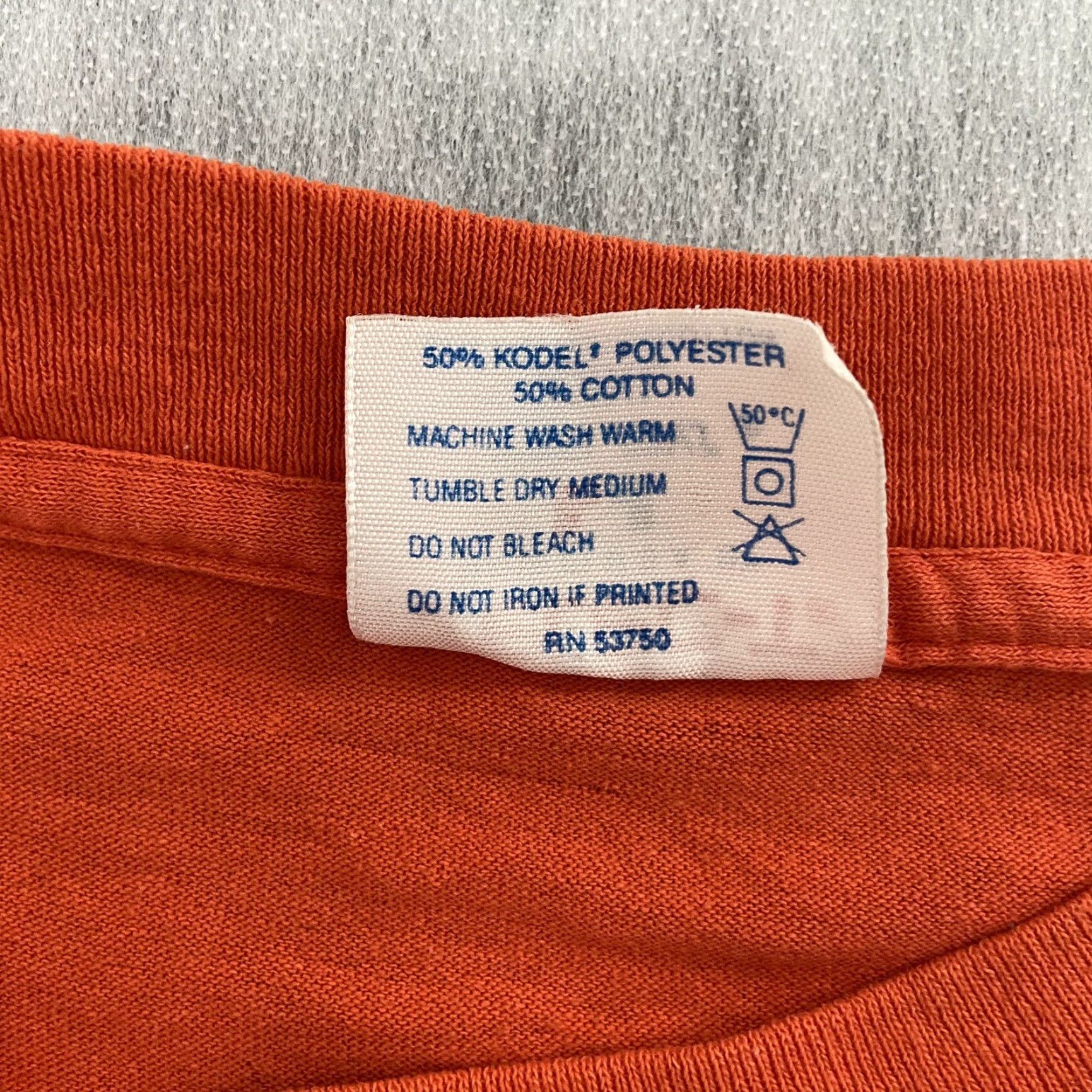 TEE JAYS VINTAGE New Jersey Shirt Adult 3XL Orange Point Pleasant Beach NJ Sailing Mens Tee Jays Short Sleeve Crew Neck Beach Theme 1990s Mens Size US XXL / EU 58 / 5 - 6 Thumbnail