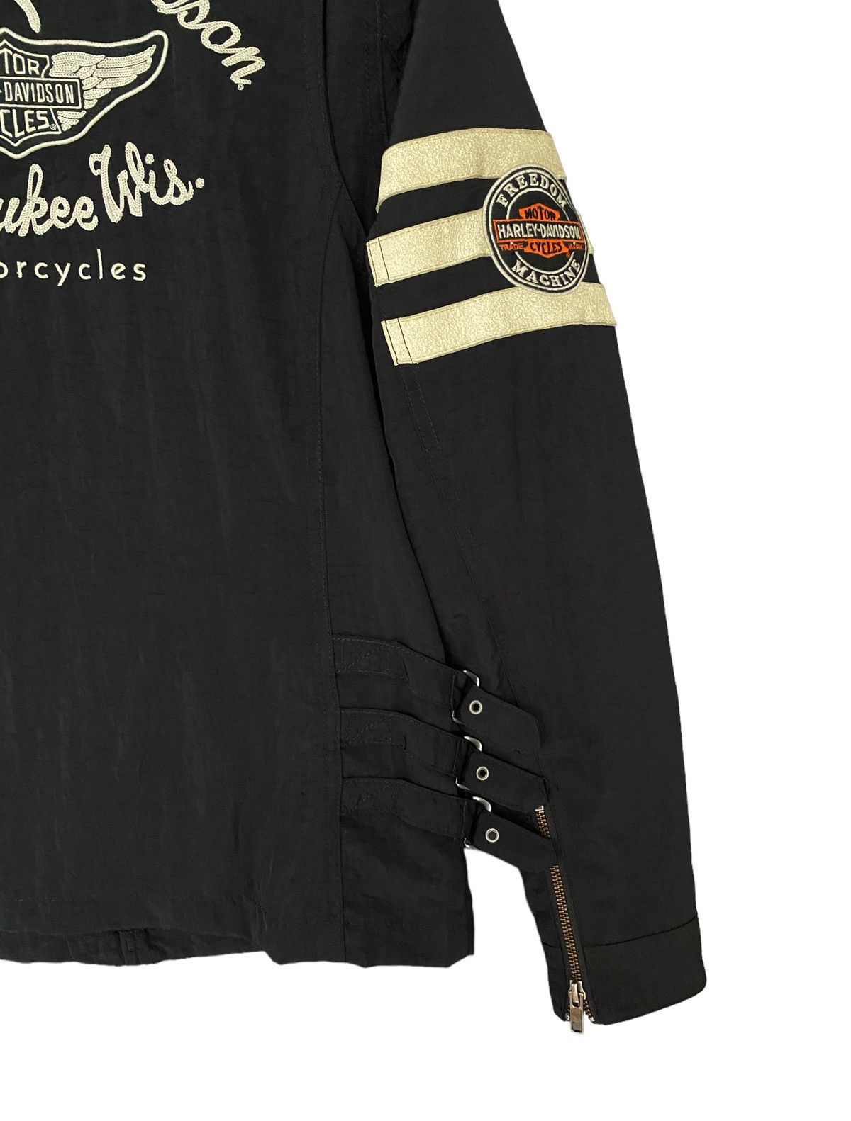 Harley Davidson × Vintage Vintage Brand Harley Davidson Bikers Jacket 2000s Size US S / EU 44-46 / 1 - 6 Thumbnail