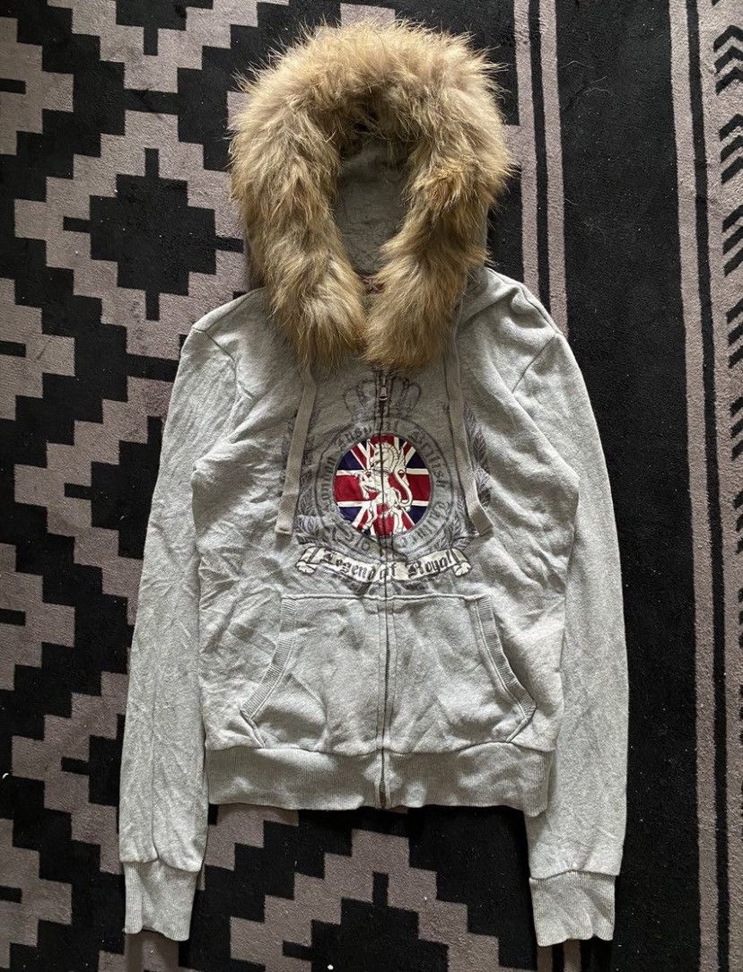 PPFM ask enquired london british culture faux fur hoodie Size US S / EU 44-46 / 1 - 1 Thumbnail