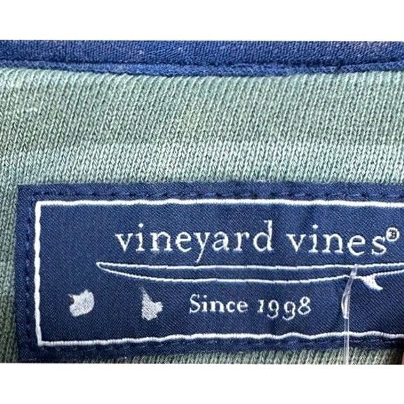 Vineyard Vines Vineyard Vines Sweatshirt Henley Mens XS Green Woodhouse Garment Dye Shep NEW Size US XS / EU 42 / 0 - 4 Thumbnail