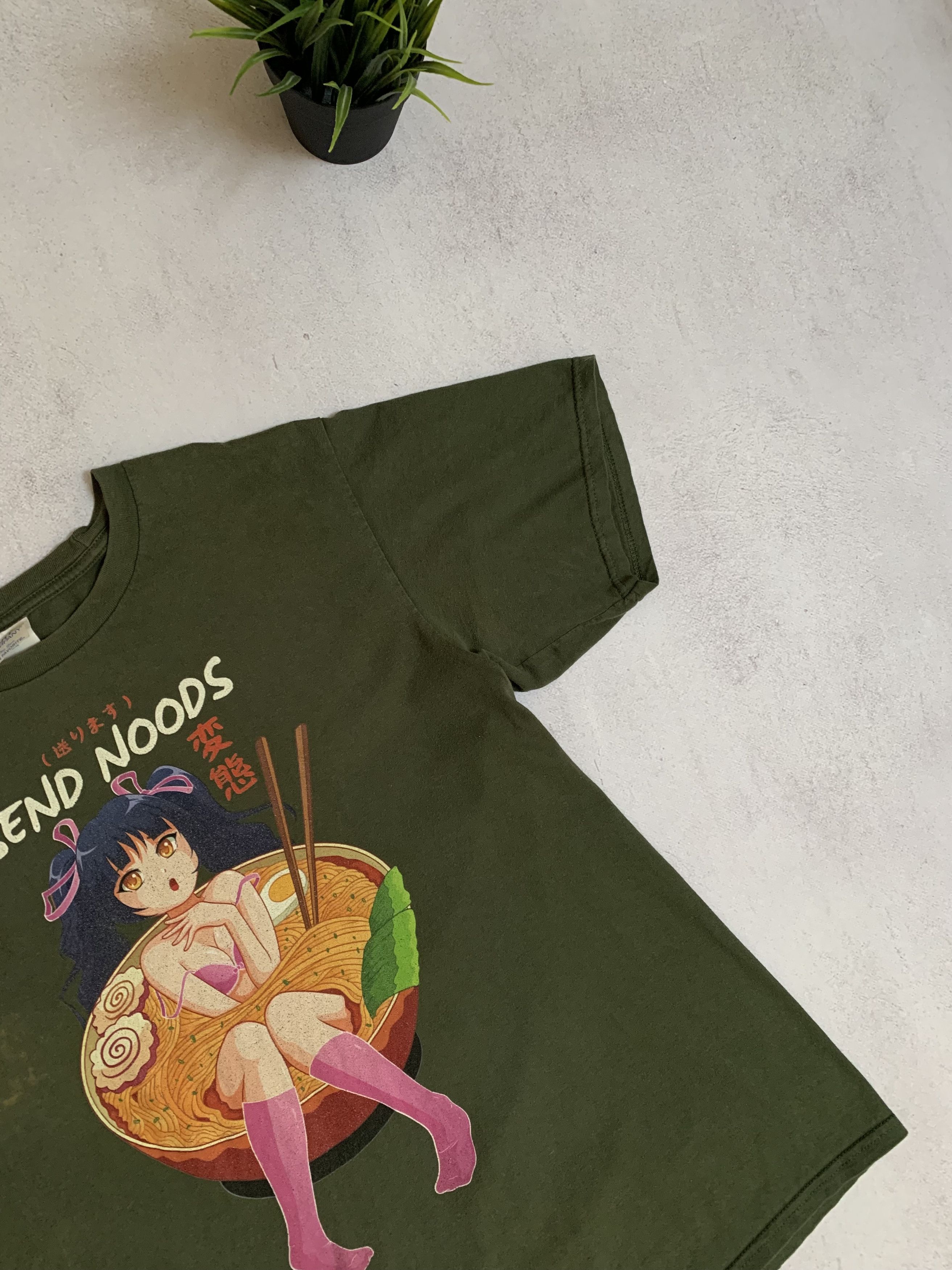 Vintage Vintage Send Noods T Shirt Anime Baggy Distressed Crazy 90s Size US M / EU 48-50 / 2 - 4 Thumbnail