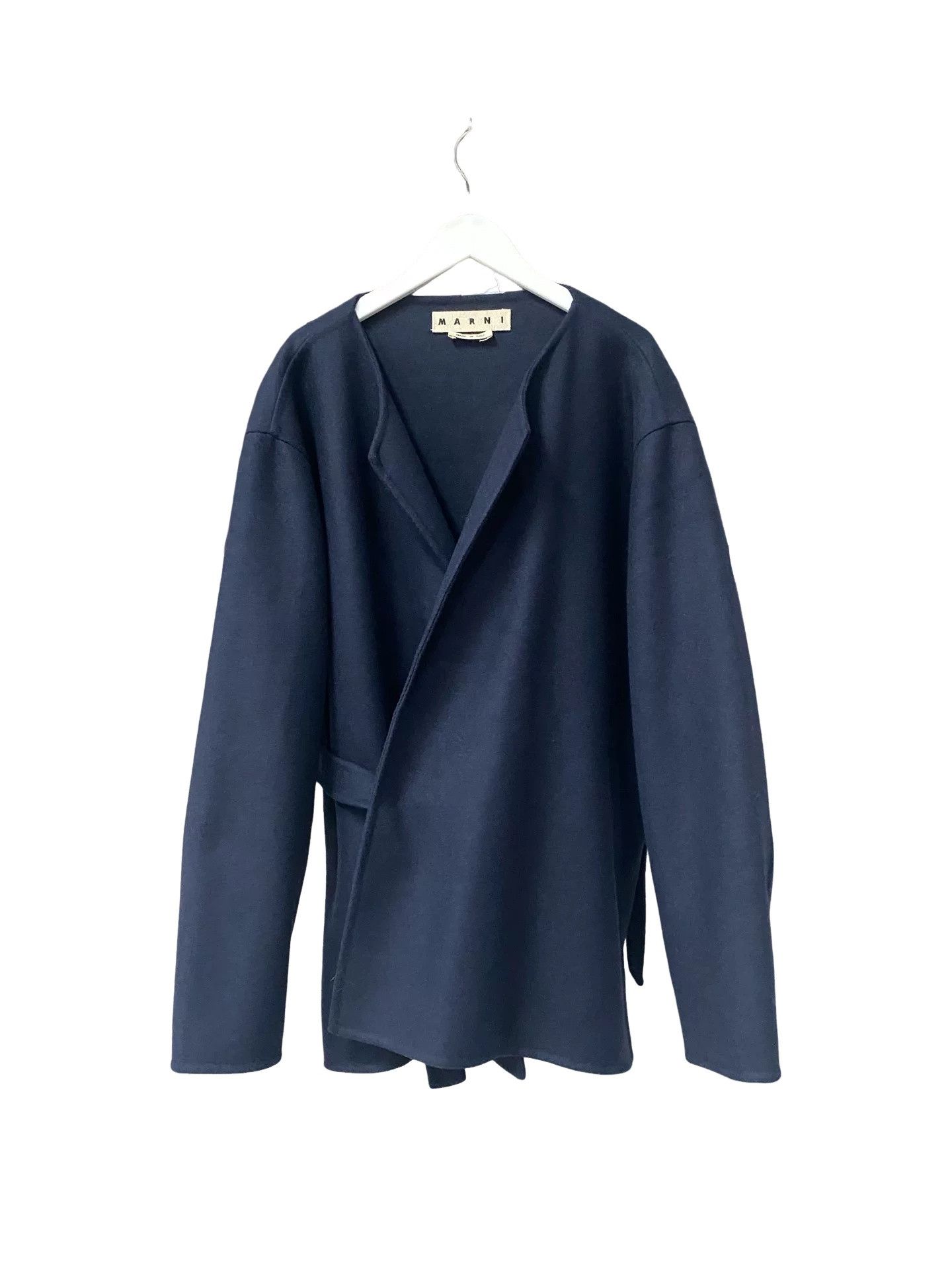 Marni Marni Wool Jacket Navy Size M Size US M / EU 48-50 / 2 - 1 Thumbnail
