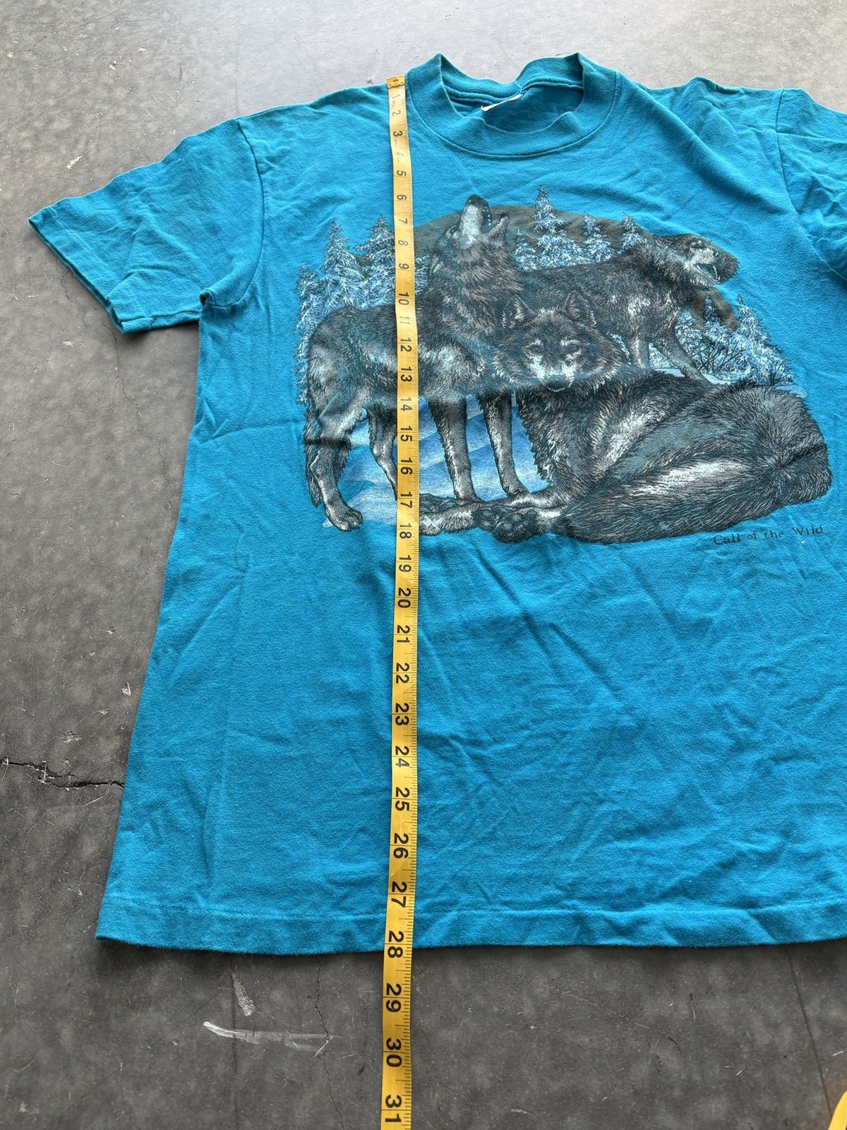 Vintage Vintage 80s Wolf Graphic Tee Size US M / EU 48-50 / 2 - 6 Thumbnail