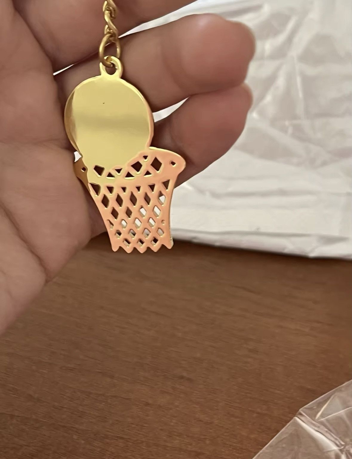 Designer Basketball and net keychain Size ONE SIZE - 5 Thumbnail