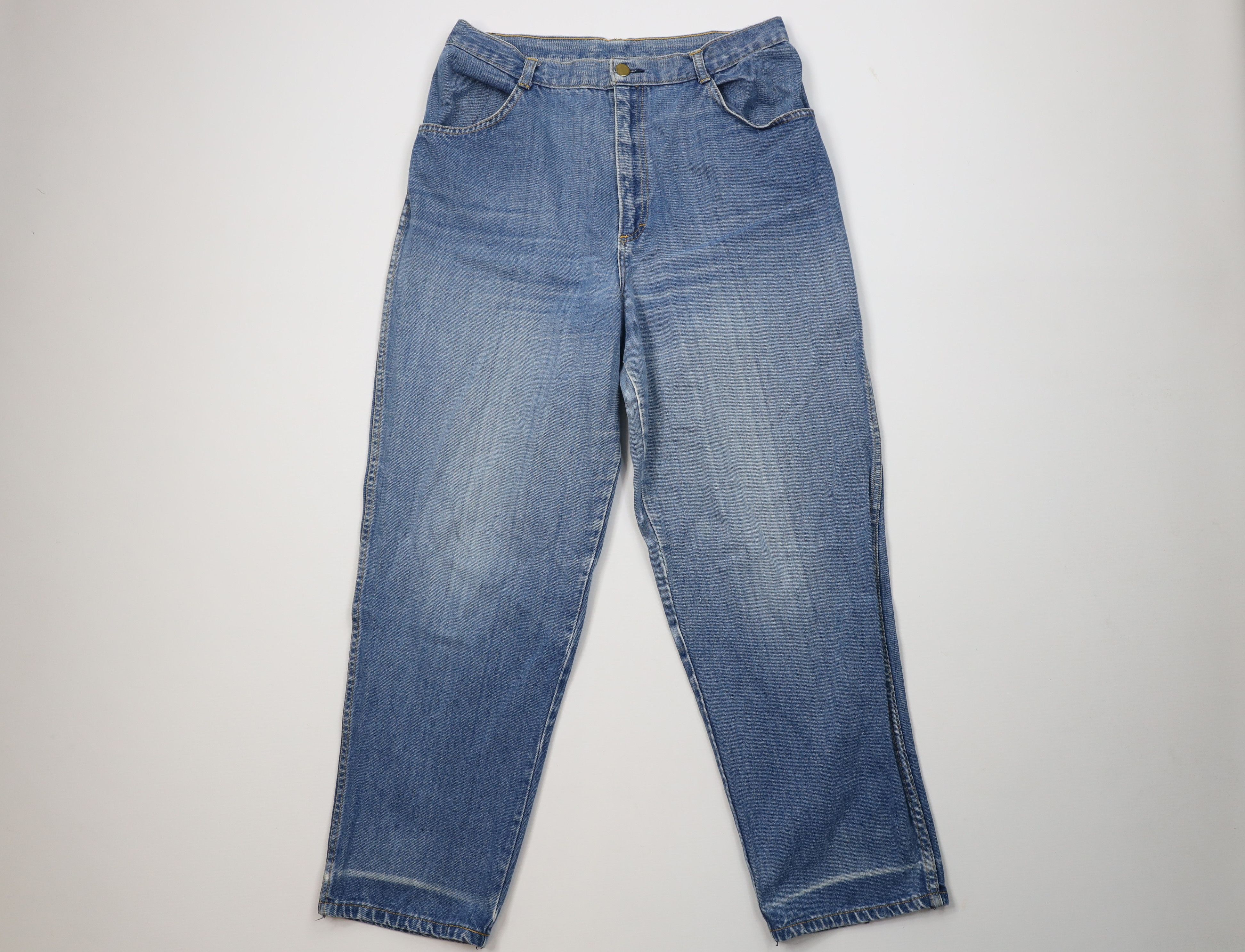 Vintage Vintage 80s 90s Streetwear Relaxed Fit Tapered Leg Jeans Size 38" / US 16 / IT 52 - 1 Thumbnail