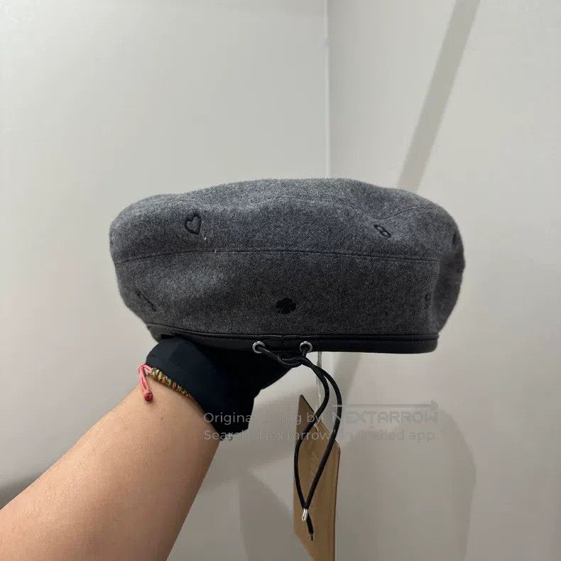 Hermes Hermes size 59 Cashmere goat fur beret Size ONE SIZE - 2 Thumbnail