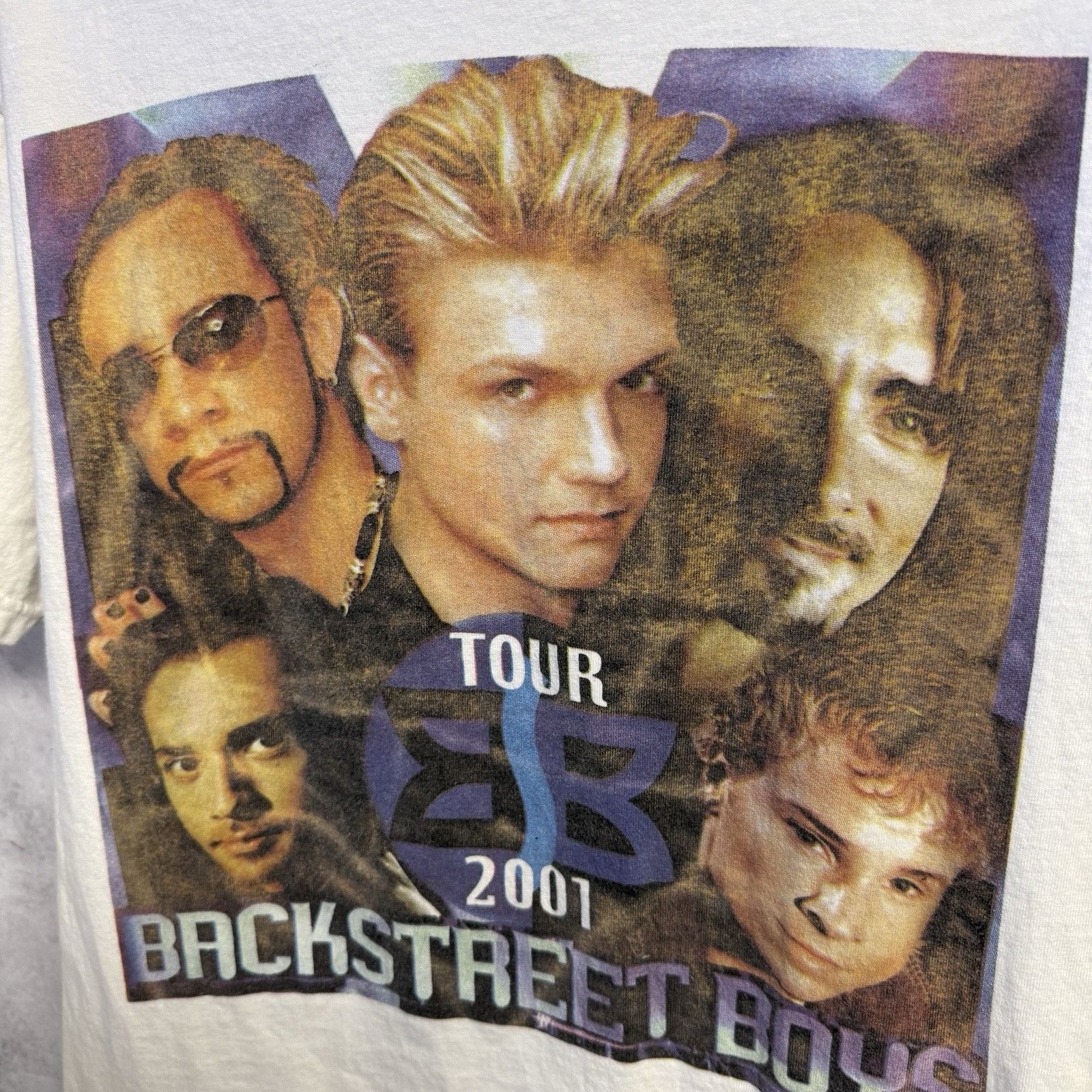 Band Tees Vintage Backstreet Boys 2001 Black & Blue Tour Shirt Large 2 Size US L / EU 52-54 / 3 - 4 Thumbnail