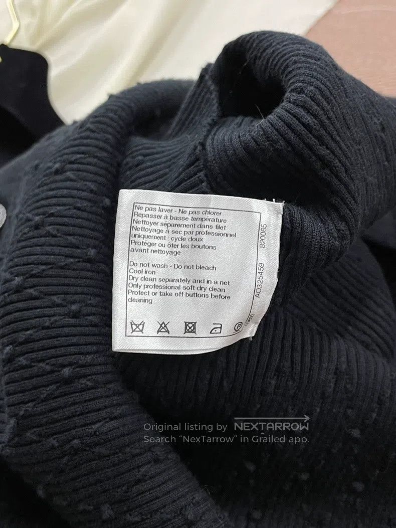 Chanel Chanel Black knitted cardigan coat Size XS / US 0-2 / IT 36-38 - 6 Thumbnail