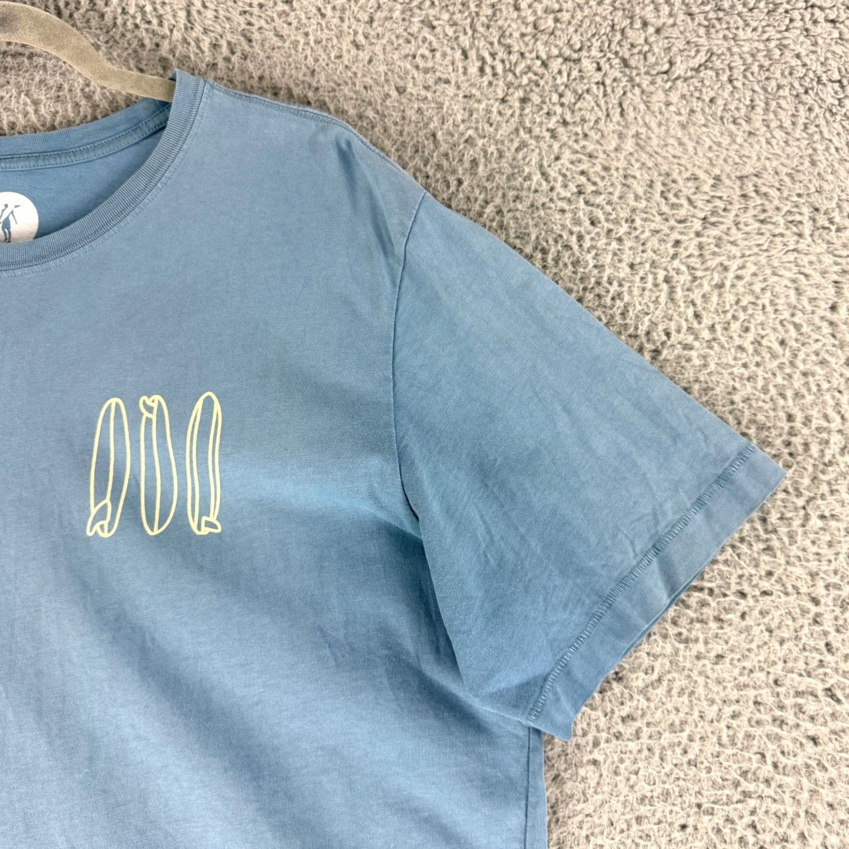 Vintage Toes on the Nose Mens T Shirt Large Blue Surfboard Graphic Casual Cotton Tee Size US L / EU 52-54 / 3 - 3 Thumbnail
