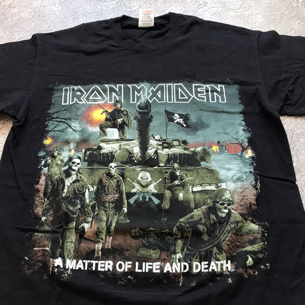 Vintage Vintage Iron Maiden Band Tee Graphic Print Grunge Dark S Size US S / EU 44-46 / 1 - 3 Thumbnail