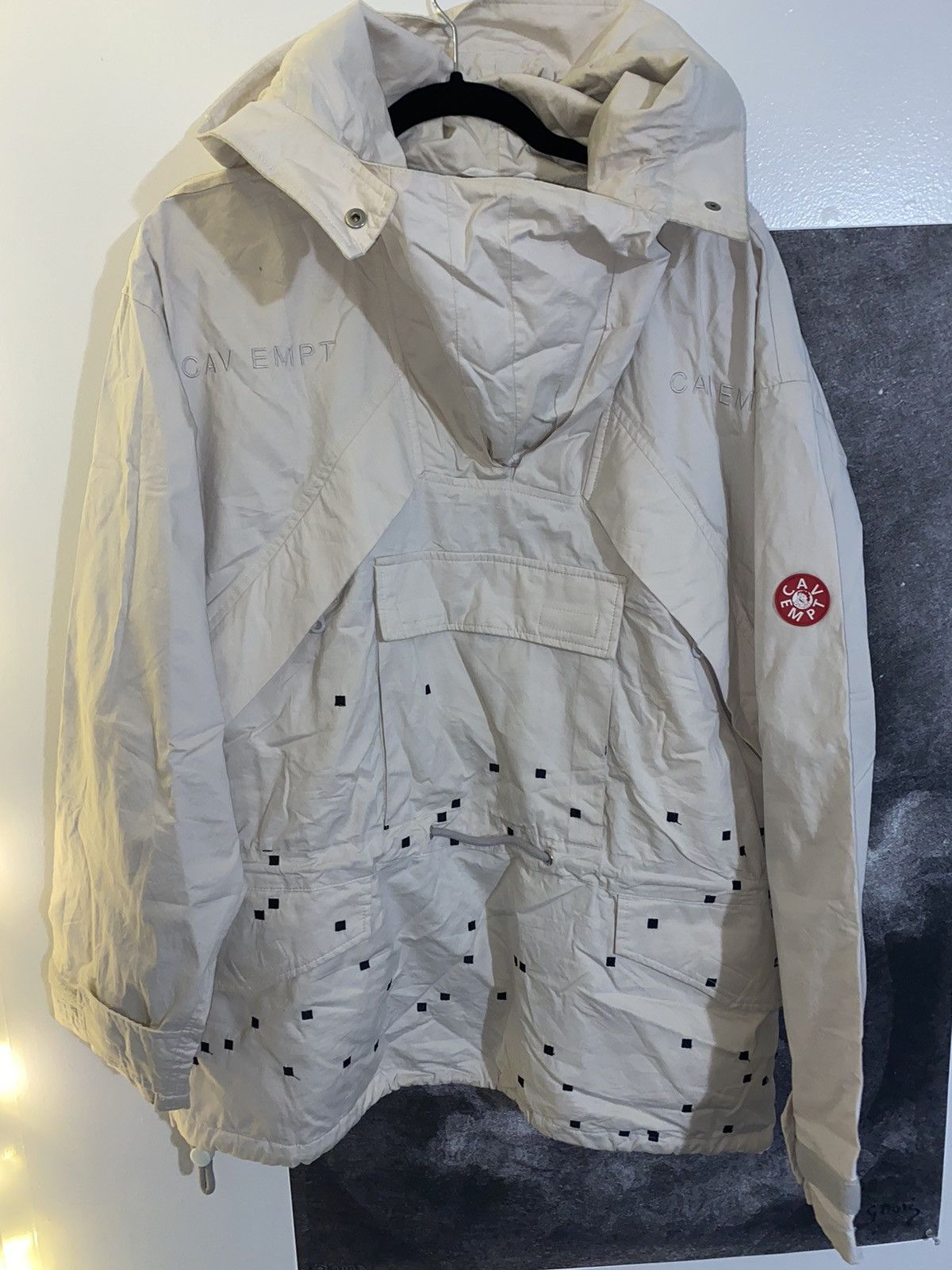 Cav Empt Pixel Embroidery Pullover Parka Size US L / EU 52-54 / 3 - 2 Thumbnail